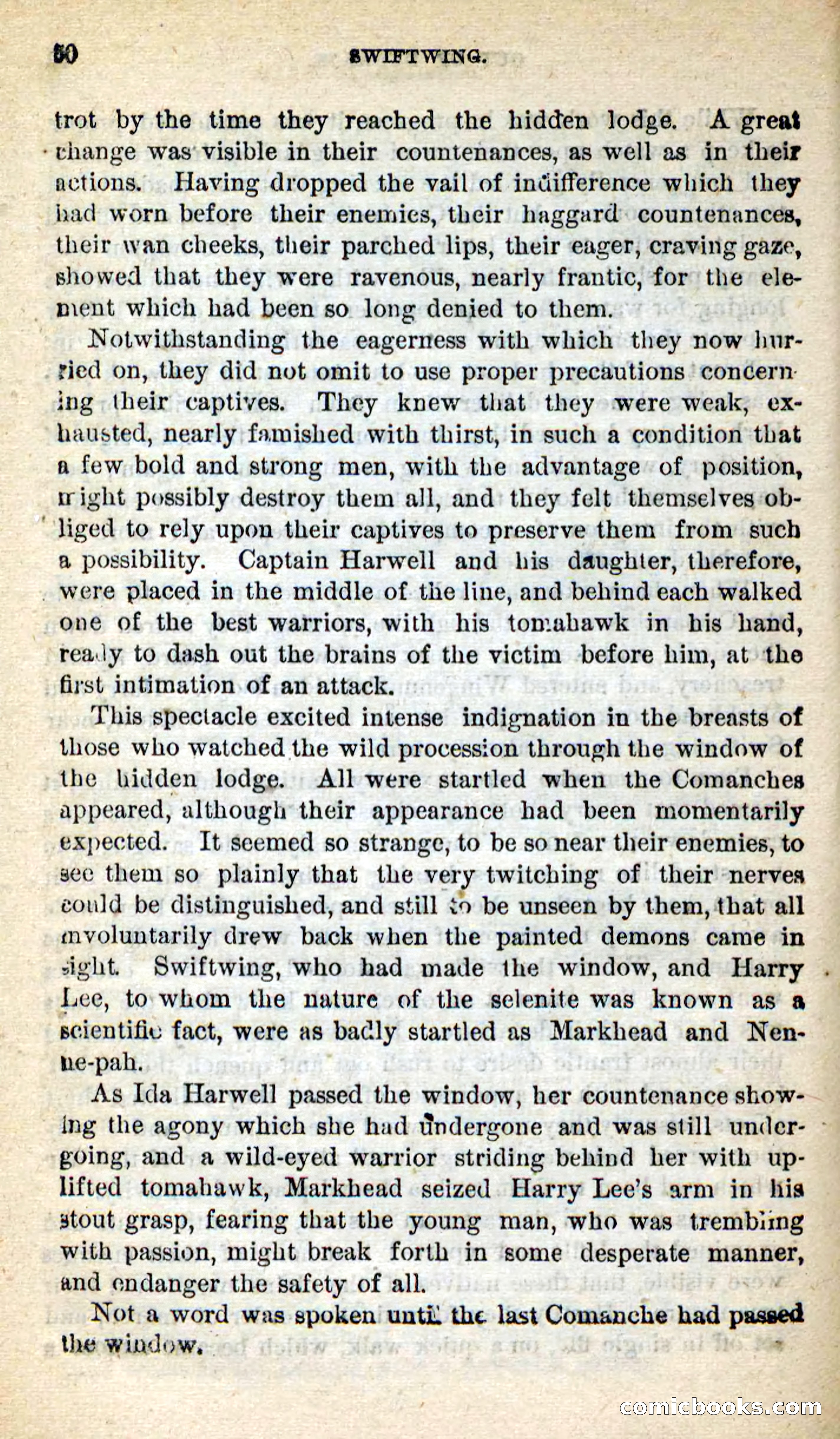 Beadle's New Dime Novels: Swiftwing, the Squaw — page 46 of 99