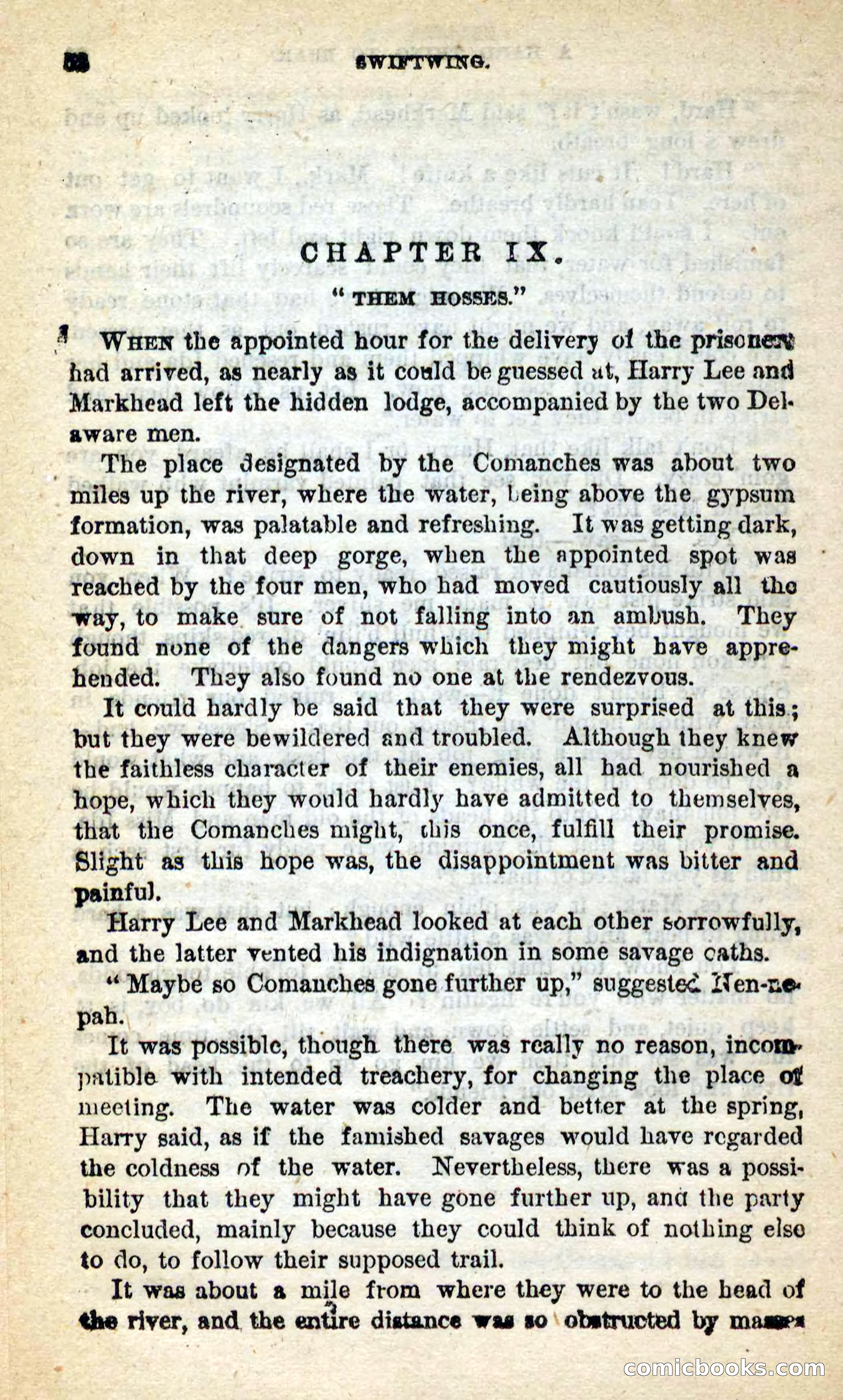Beadle's New Dime Novels: Swiftwing, the Squaw — page 48 of 99
