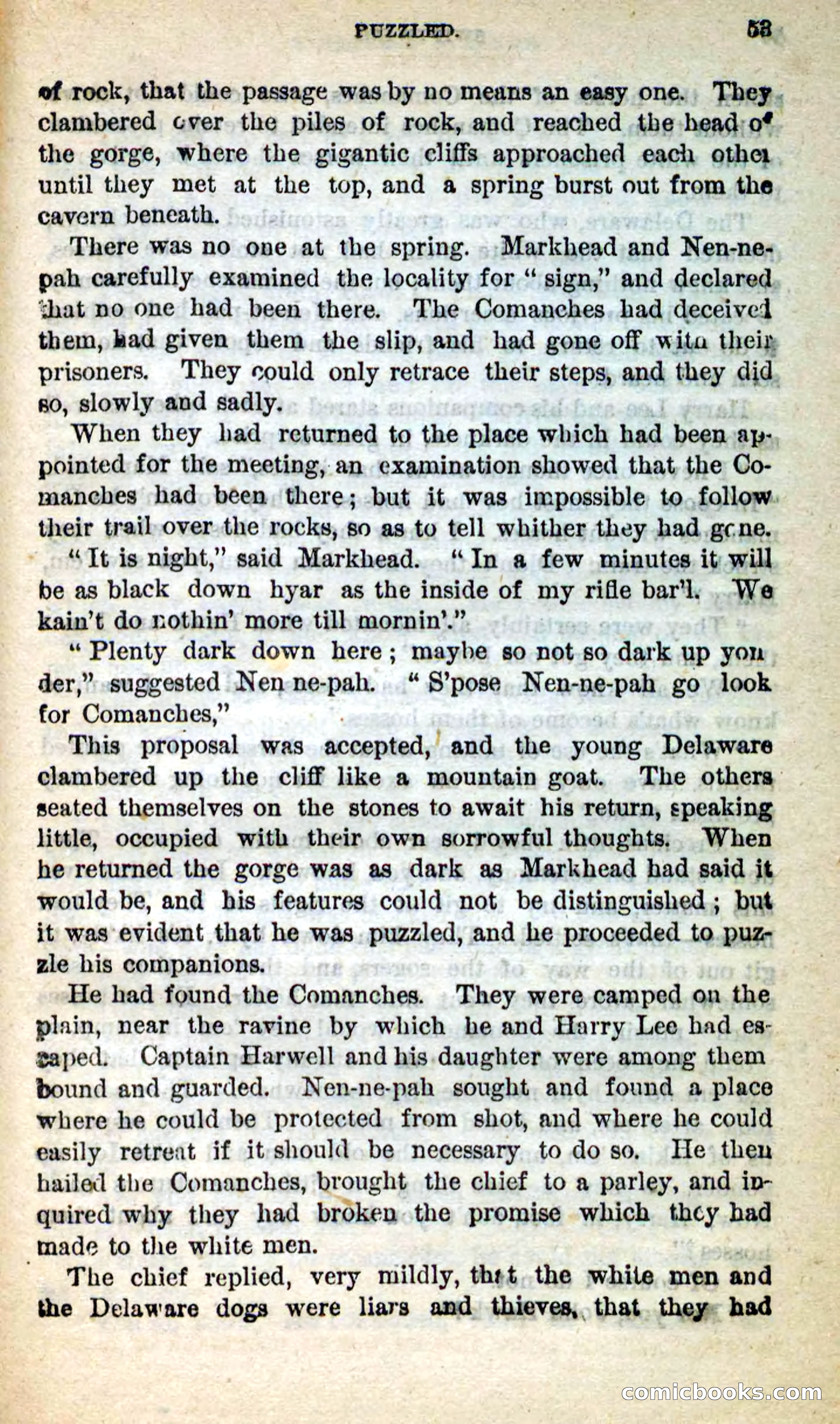 Beadle's New Dime Novels: Swiftwing, the Squaw — page 49 of 99