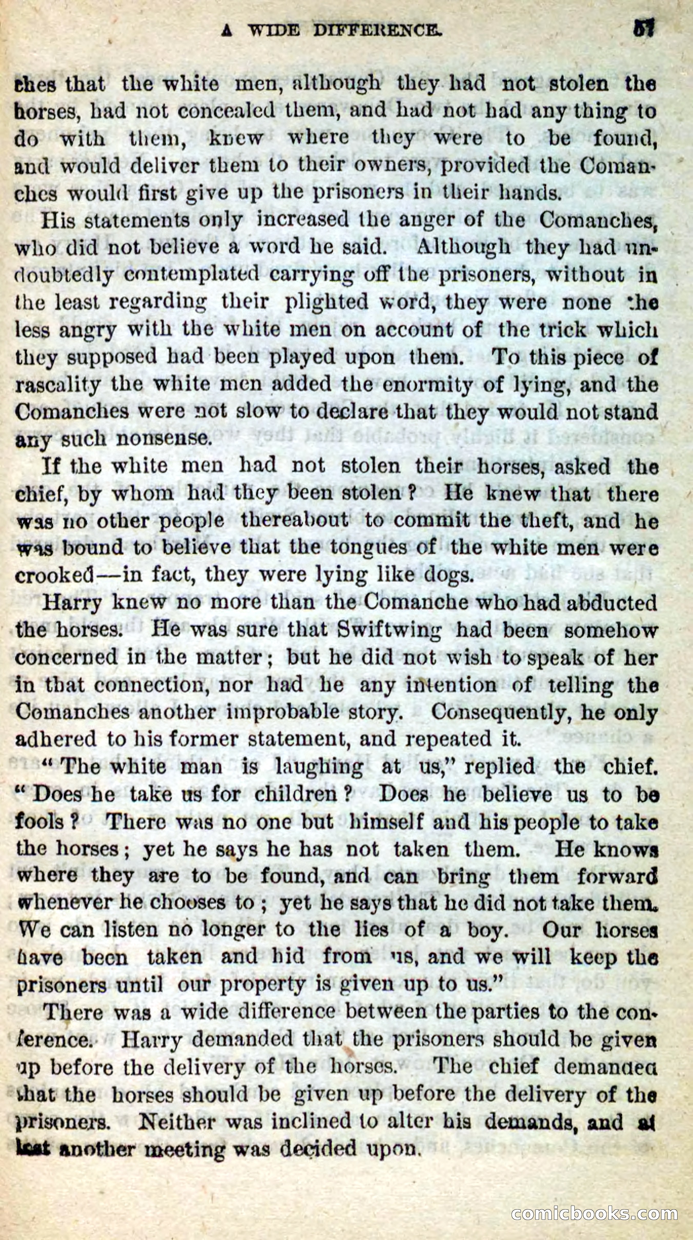 Beadle's New Dime Novels: Swiftwing, the Squaw — page 53 of 99