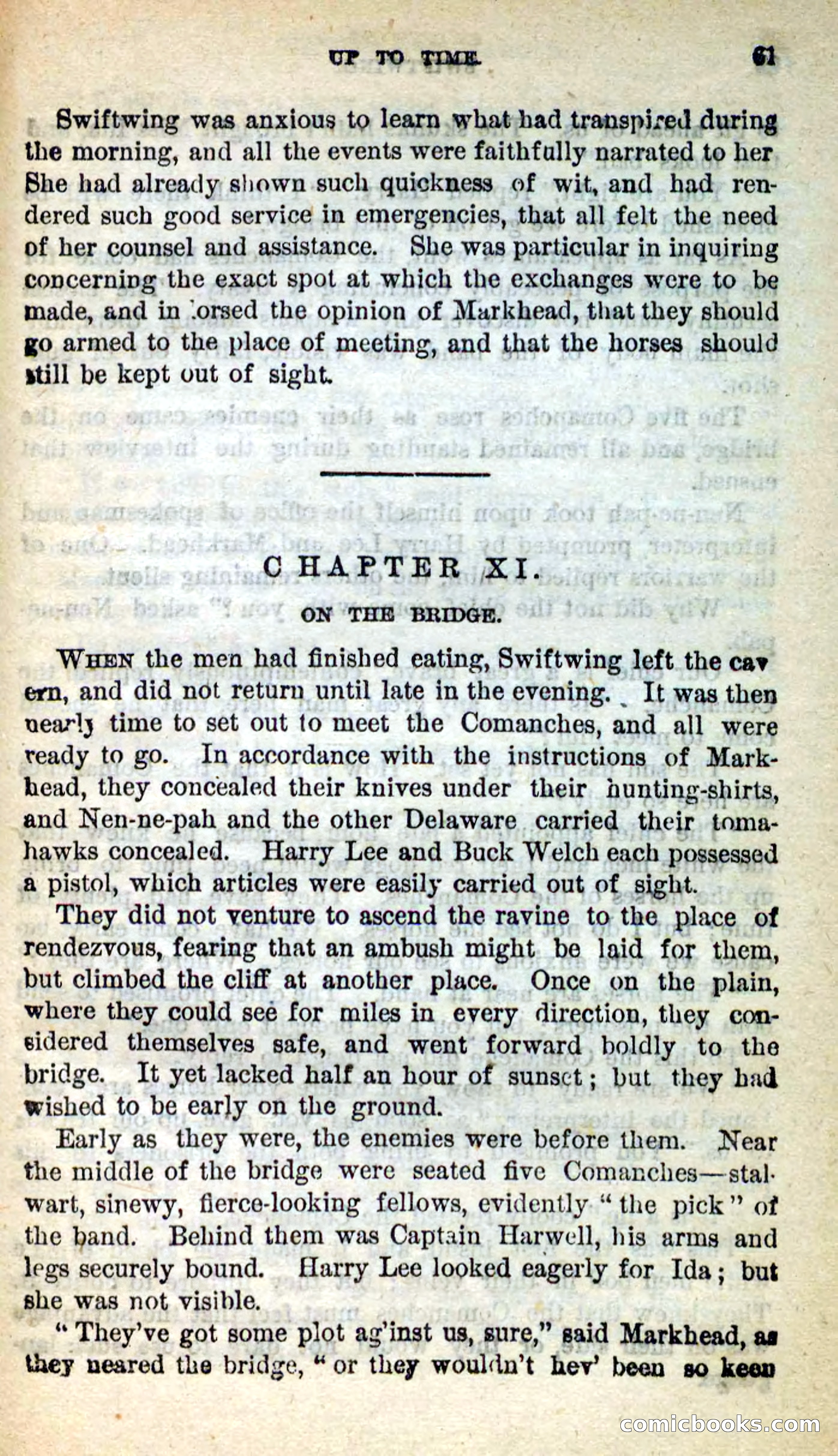 Beadle's New Dime Novels: Swiftwing, the Squaw — page 57 of 99