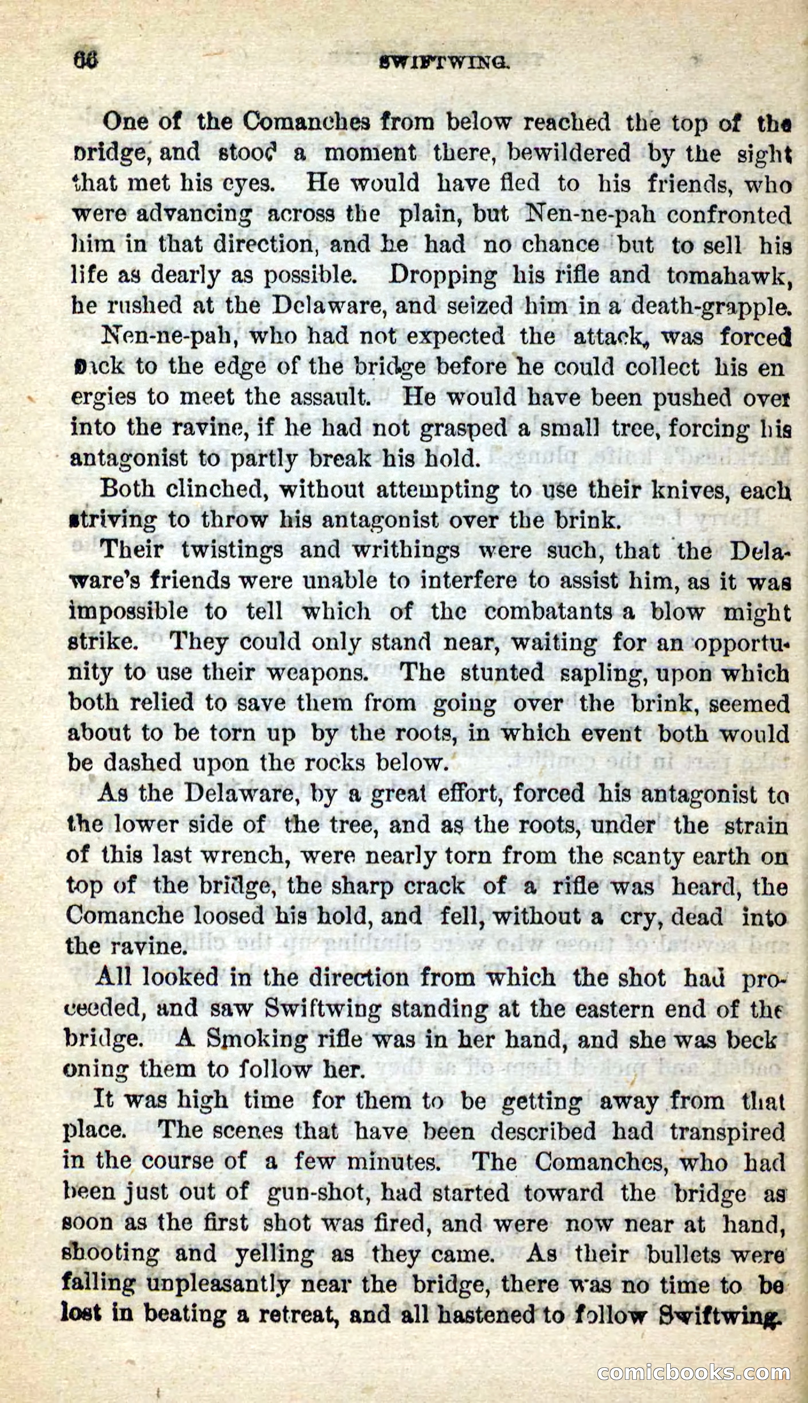 Beadle's New Dime Novels: Swiftwing, the Squaw — page 62 of 99