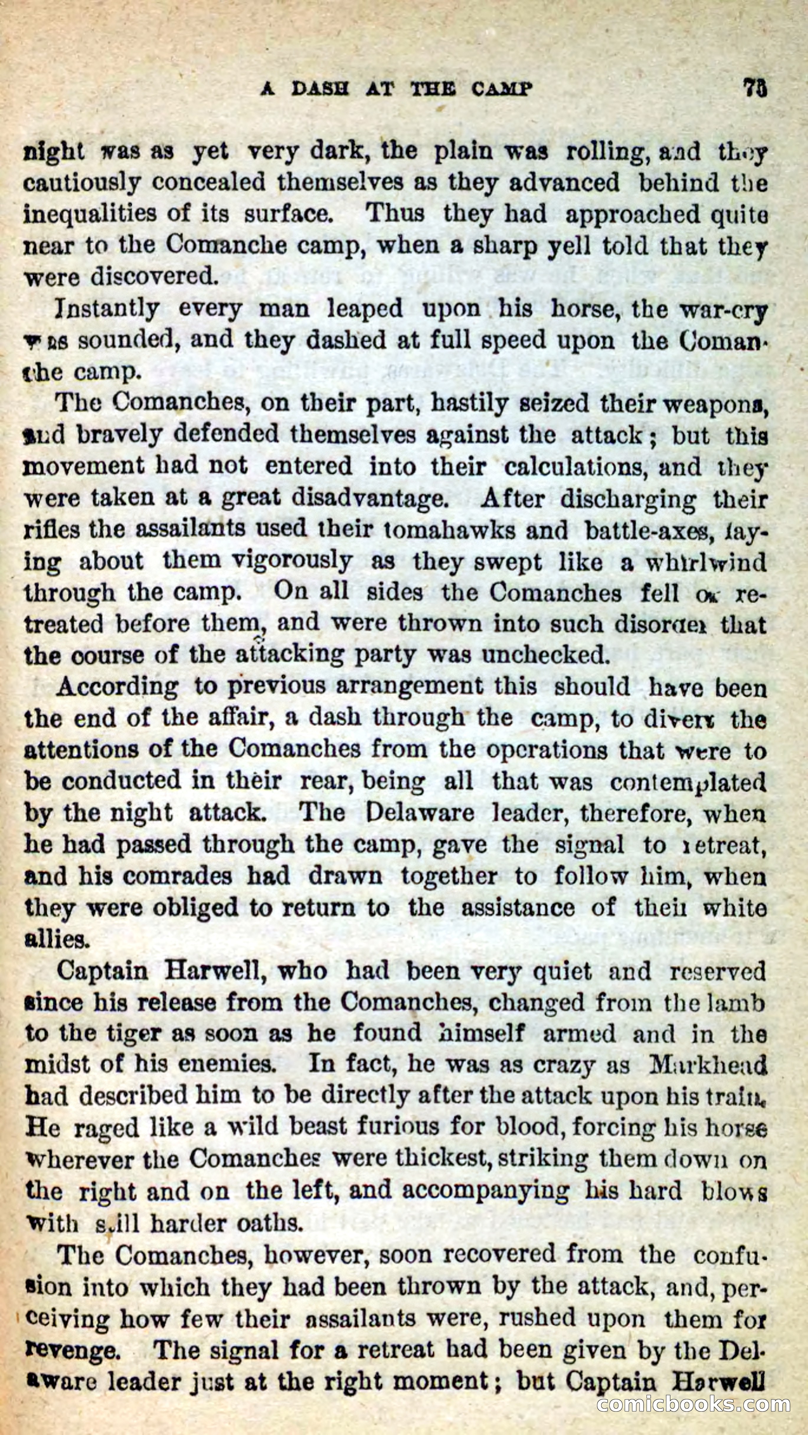 Beadle's New Dime Novels: Swiftwing, the Squaw — page 71 of 99