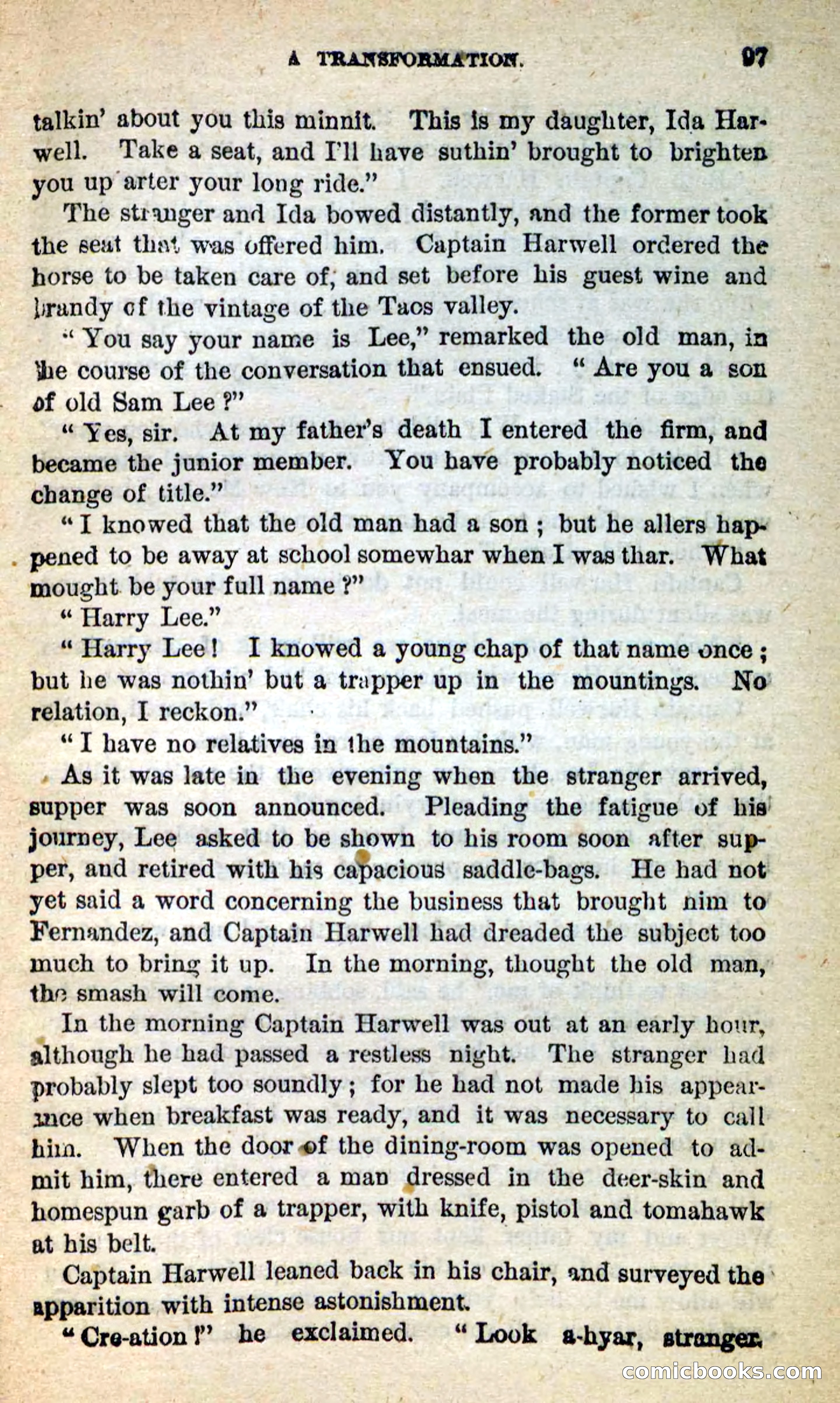 Beadle's New Dime Novels: Swiftwing, the Squaw — page 93 of 99