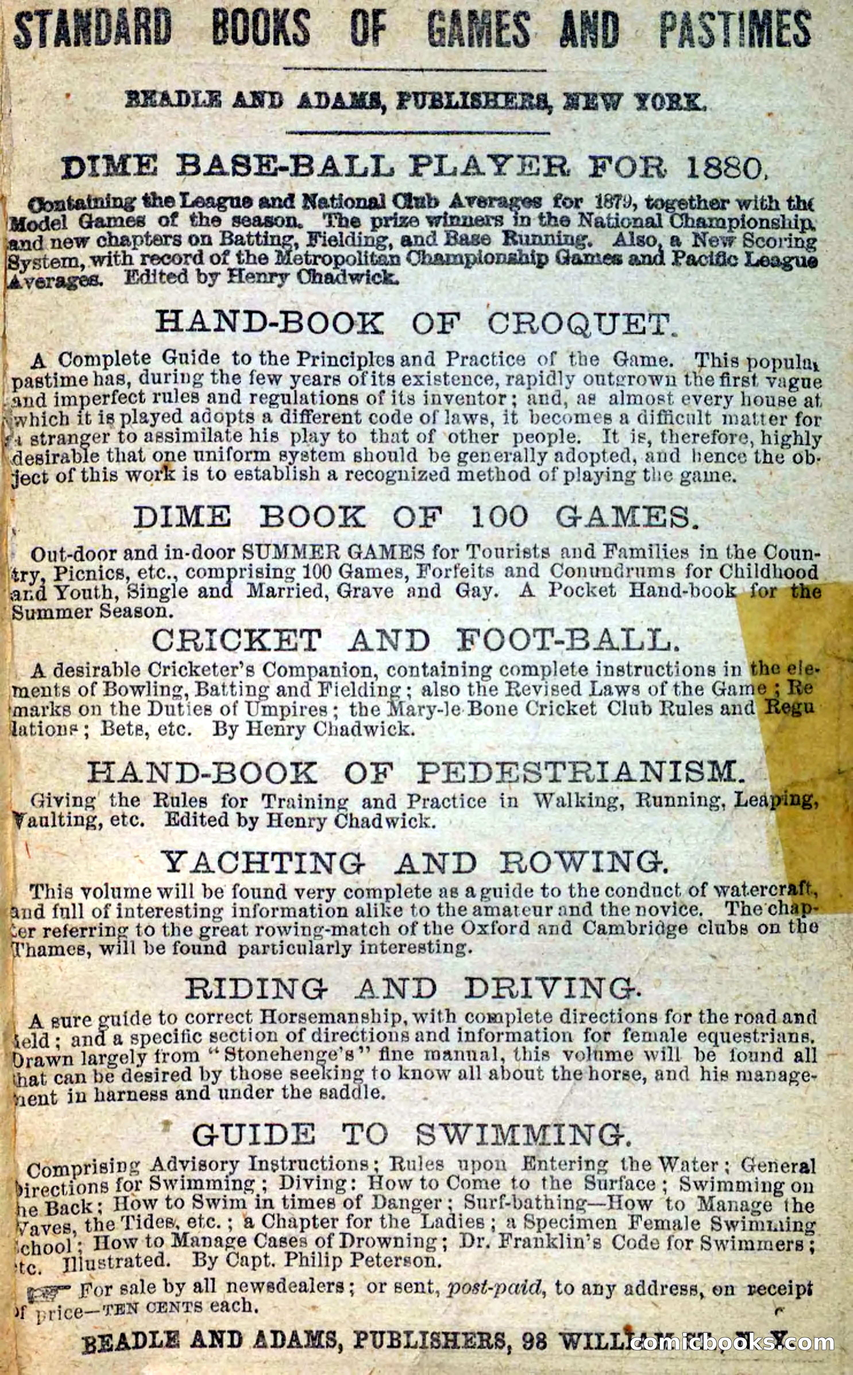 Beadle's New Dime Novels: Swiftwing, the Squaw — page 98 of 99