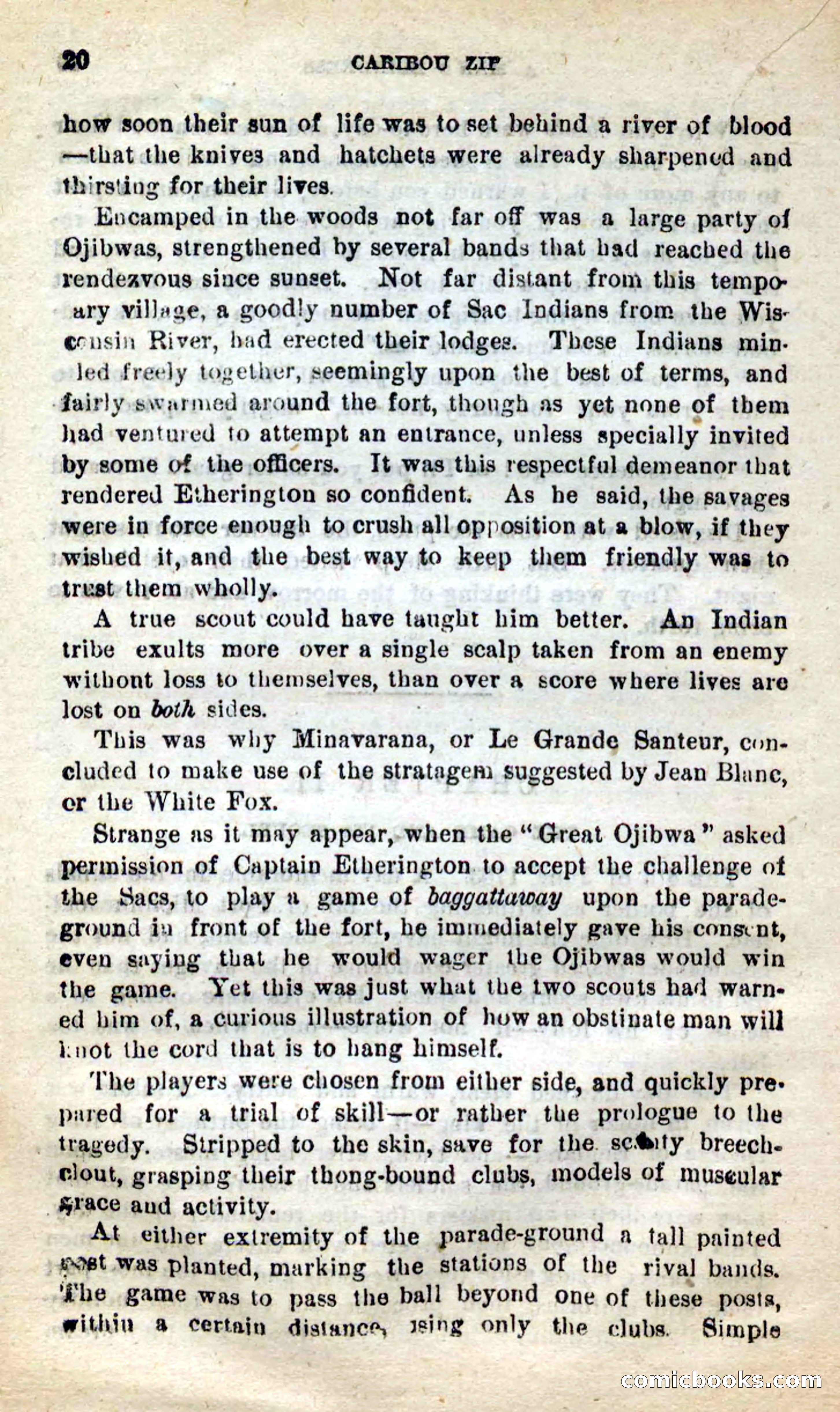Beadle's New Dime Novels: Caribou Zip — page 16 of 99