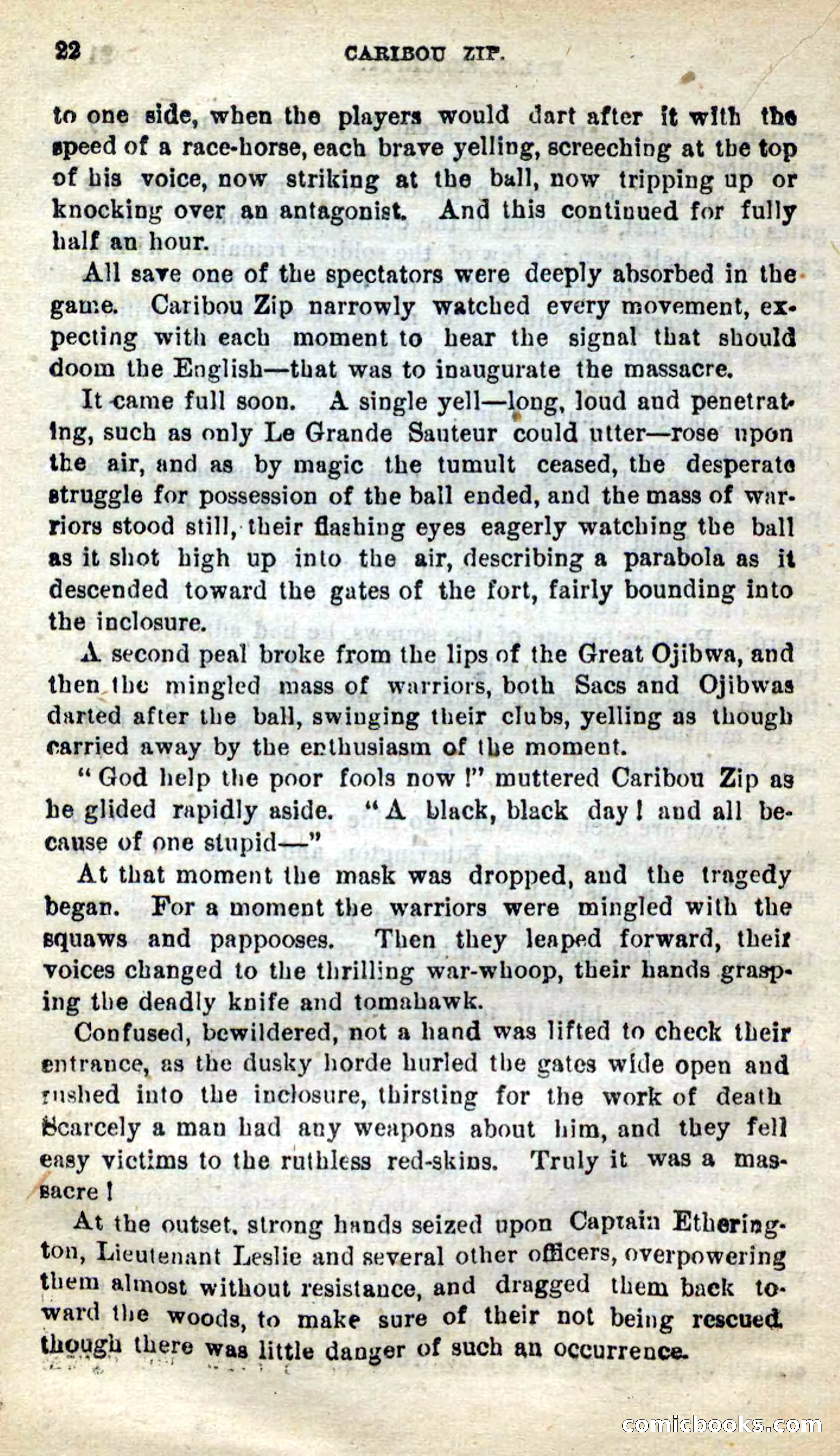 Beadle's New Dime Novels: Caribou Zip — page 18 of 99