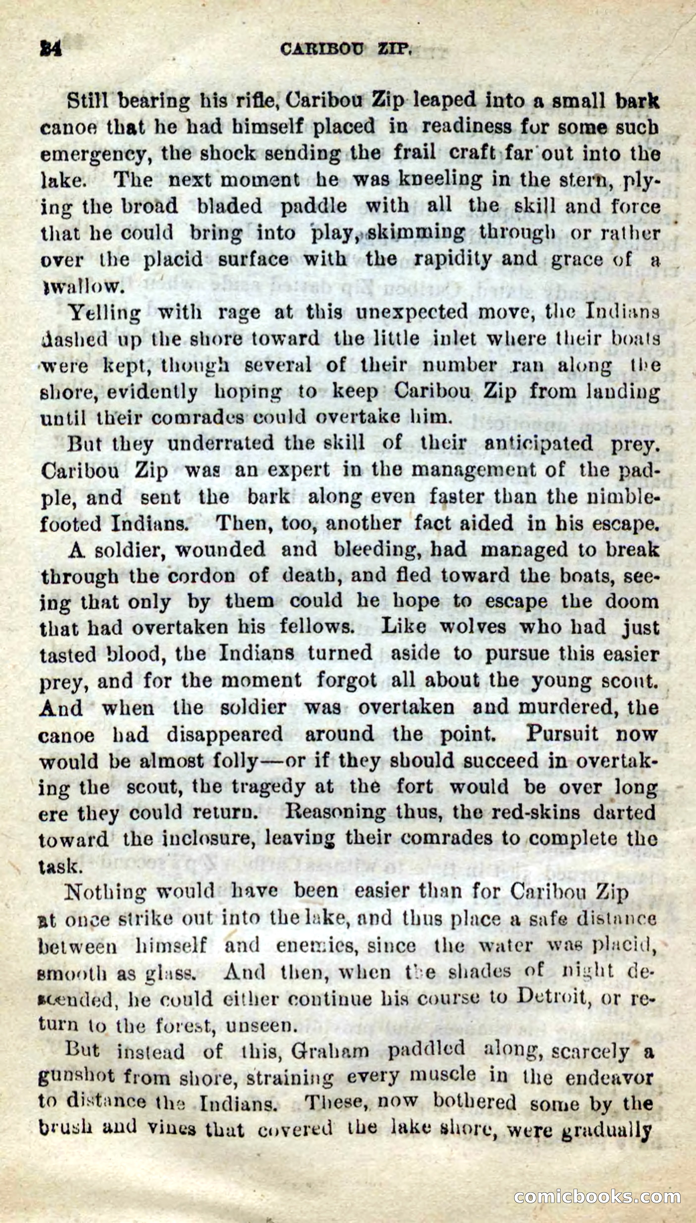 Beadle's New Dime Novels: Caribou Zip — page 20 of 99