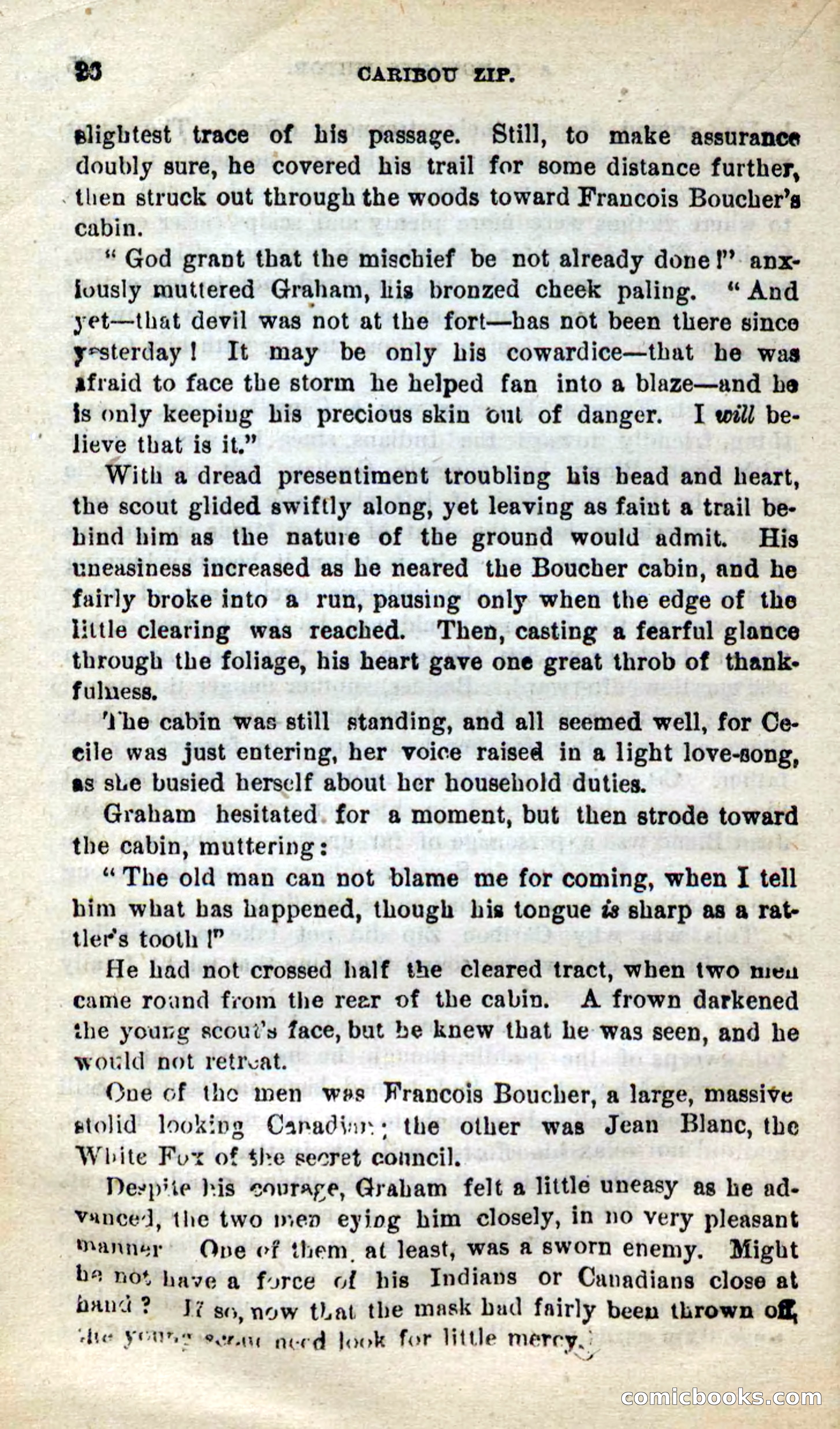 Beadle's New Dime Novels: Caribou Zip — page 22 of 99