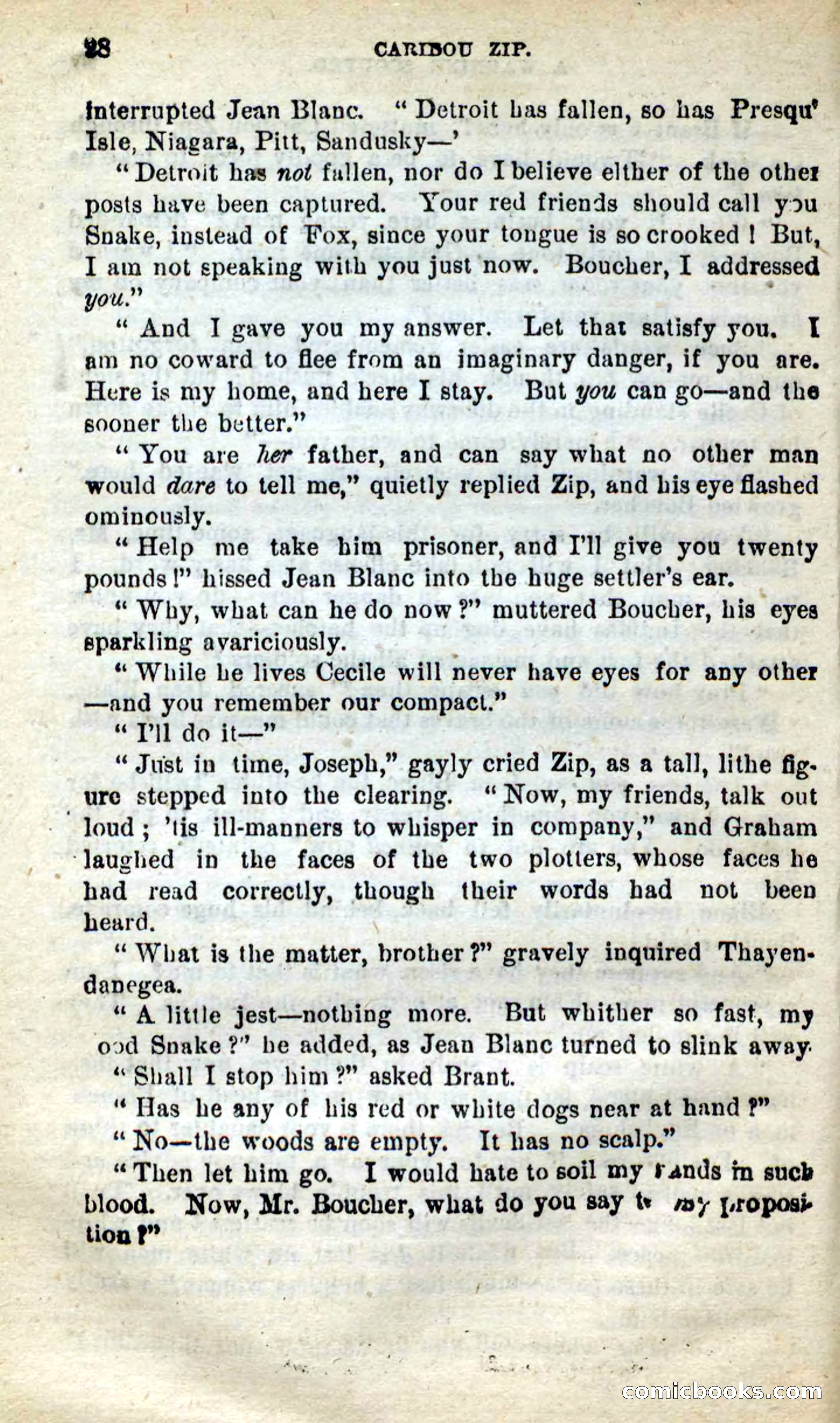 Beadle's New Dime Novels: Caribou Zip — page 24 of 99
