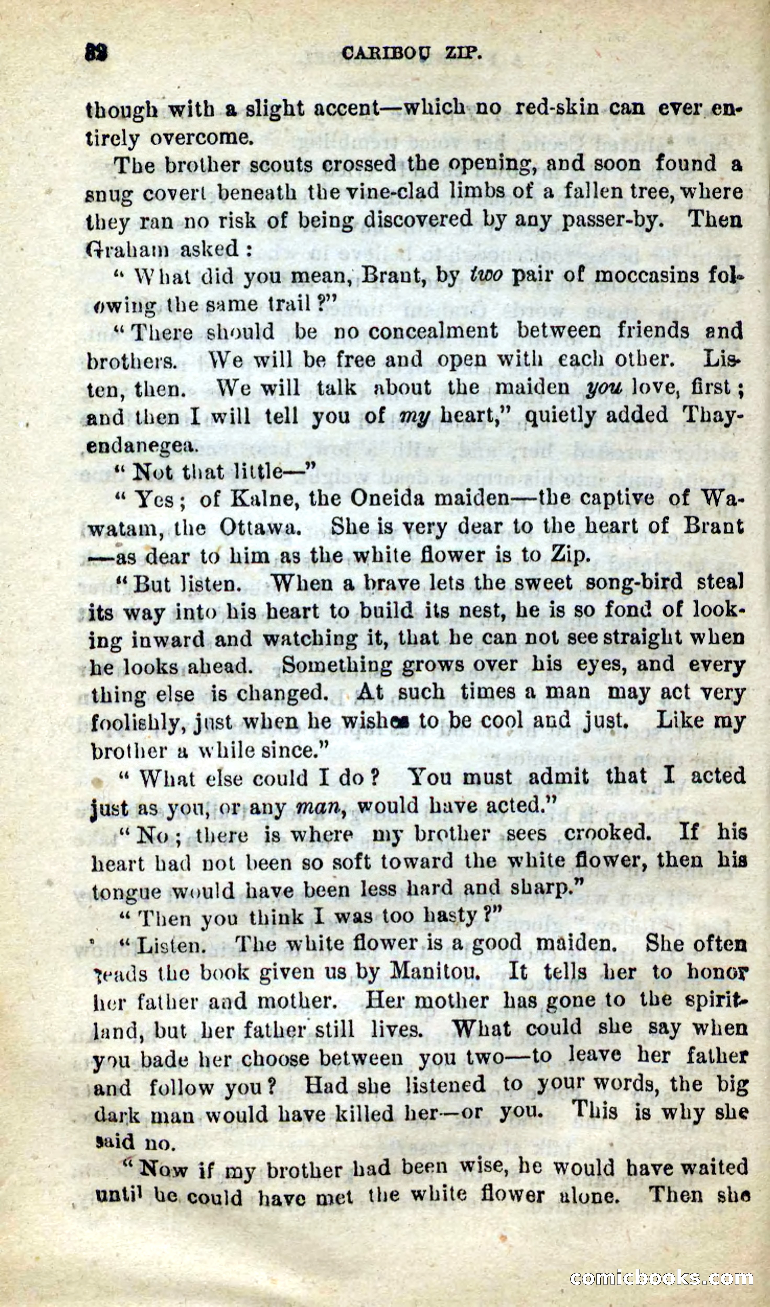 Beadle's New Dime Novels: Caribou Zip — page 28 of 99