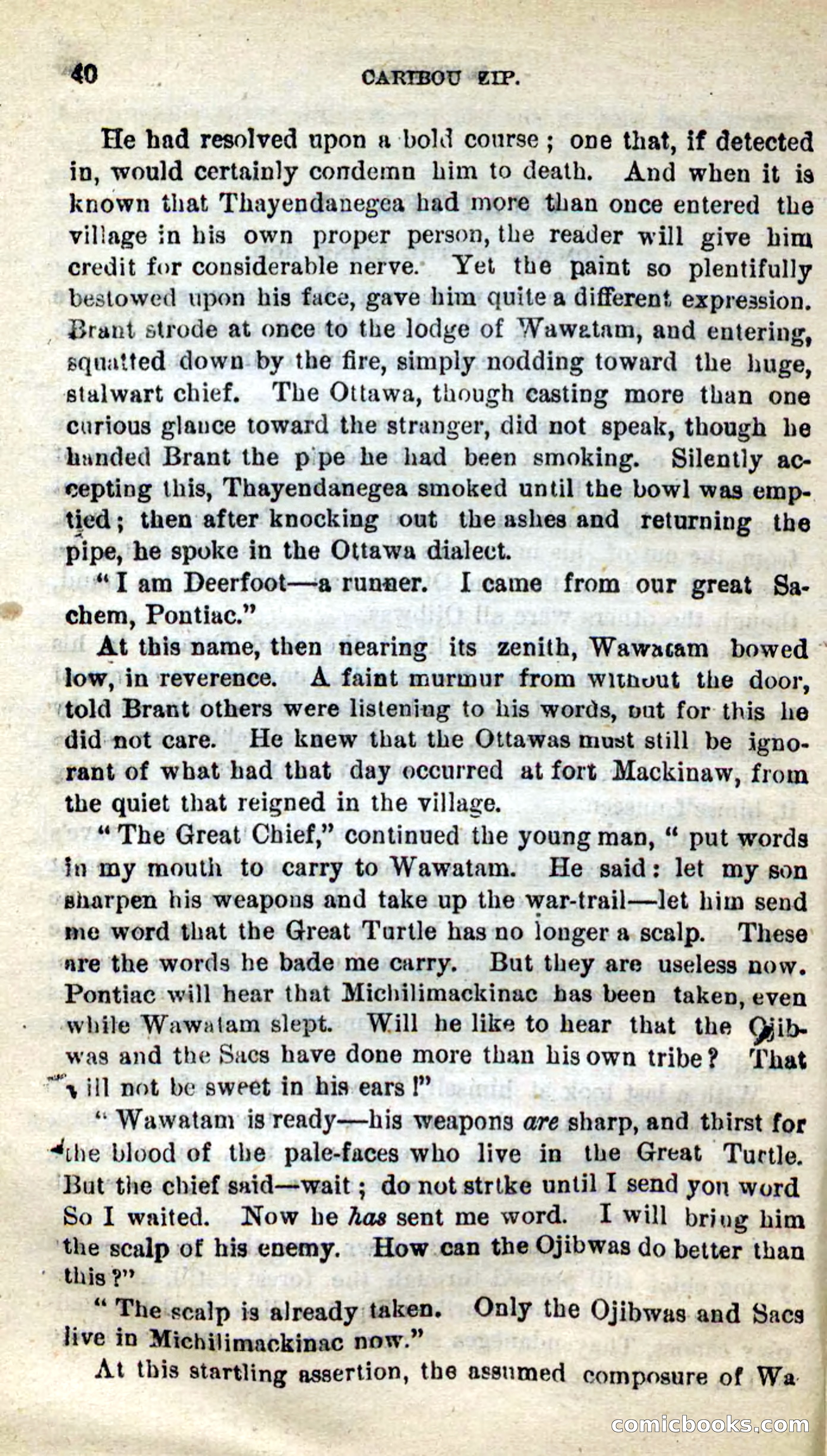 Beadle's New Dime Novels: Caribou Zip — page 36 of 99