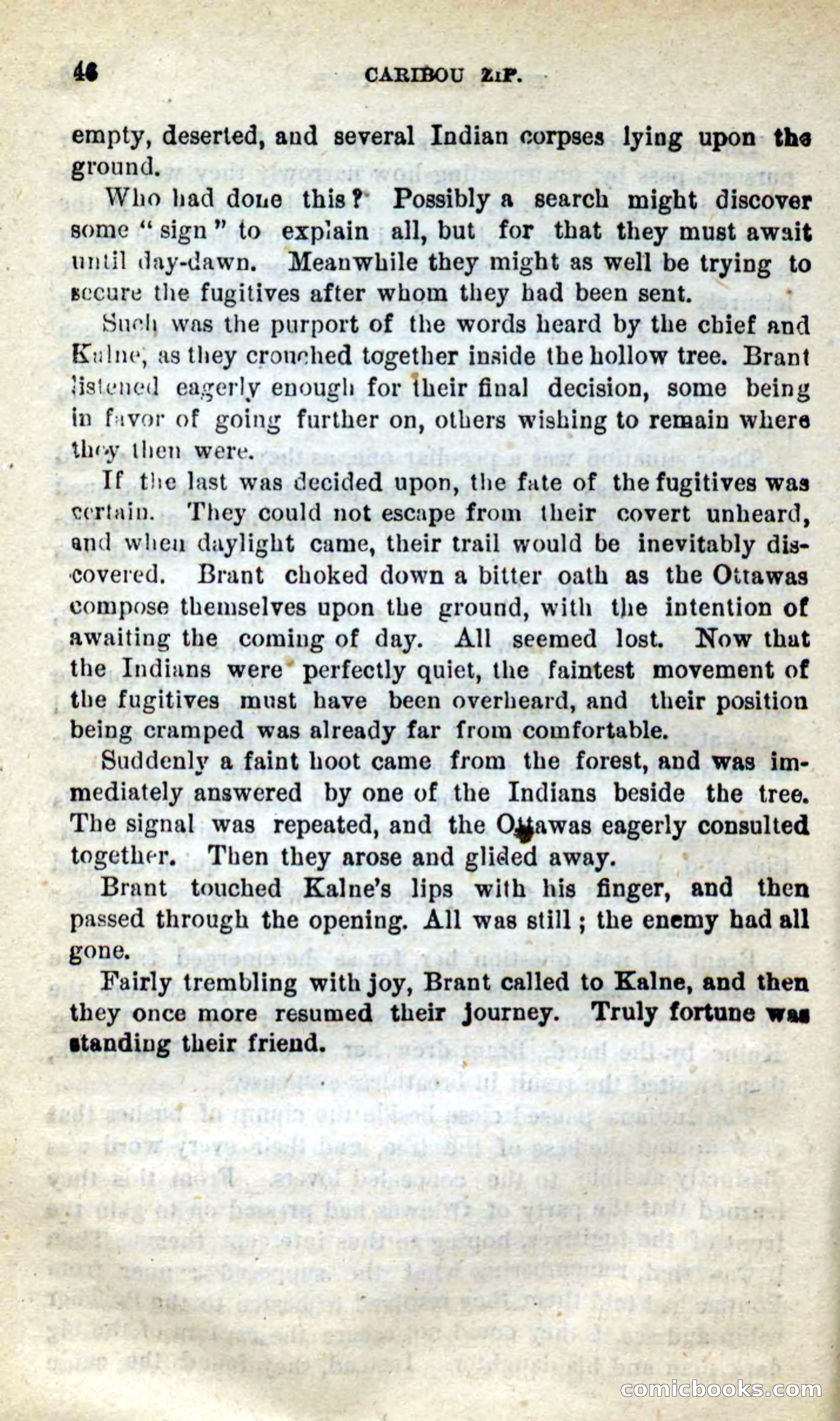 Beadle's New Dime Novels: Caribou Zip — page 42 of 99