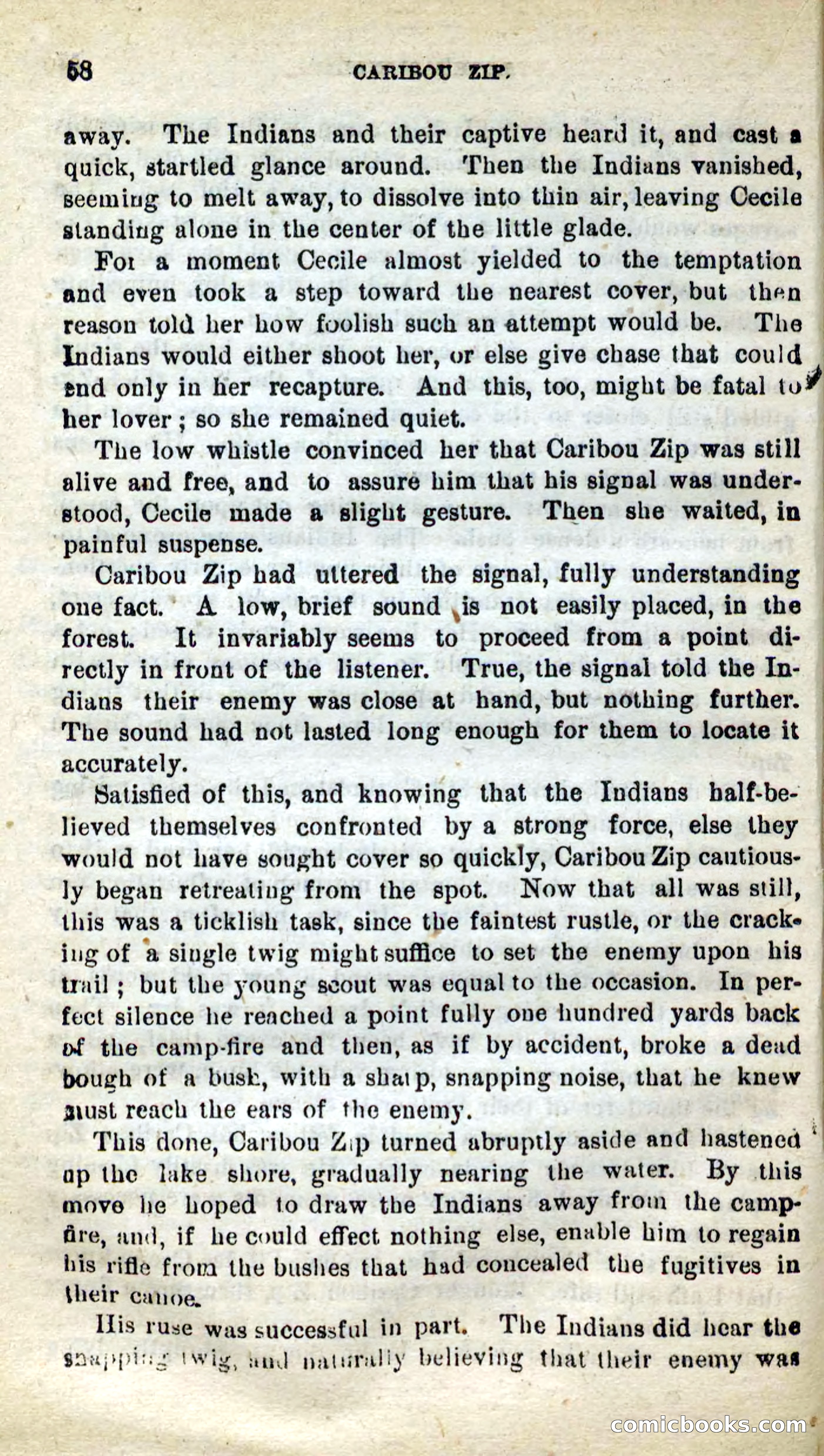 Beadle's New Dime Novels: Caribou Zip — page 54 of 99