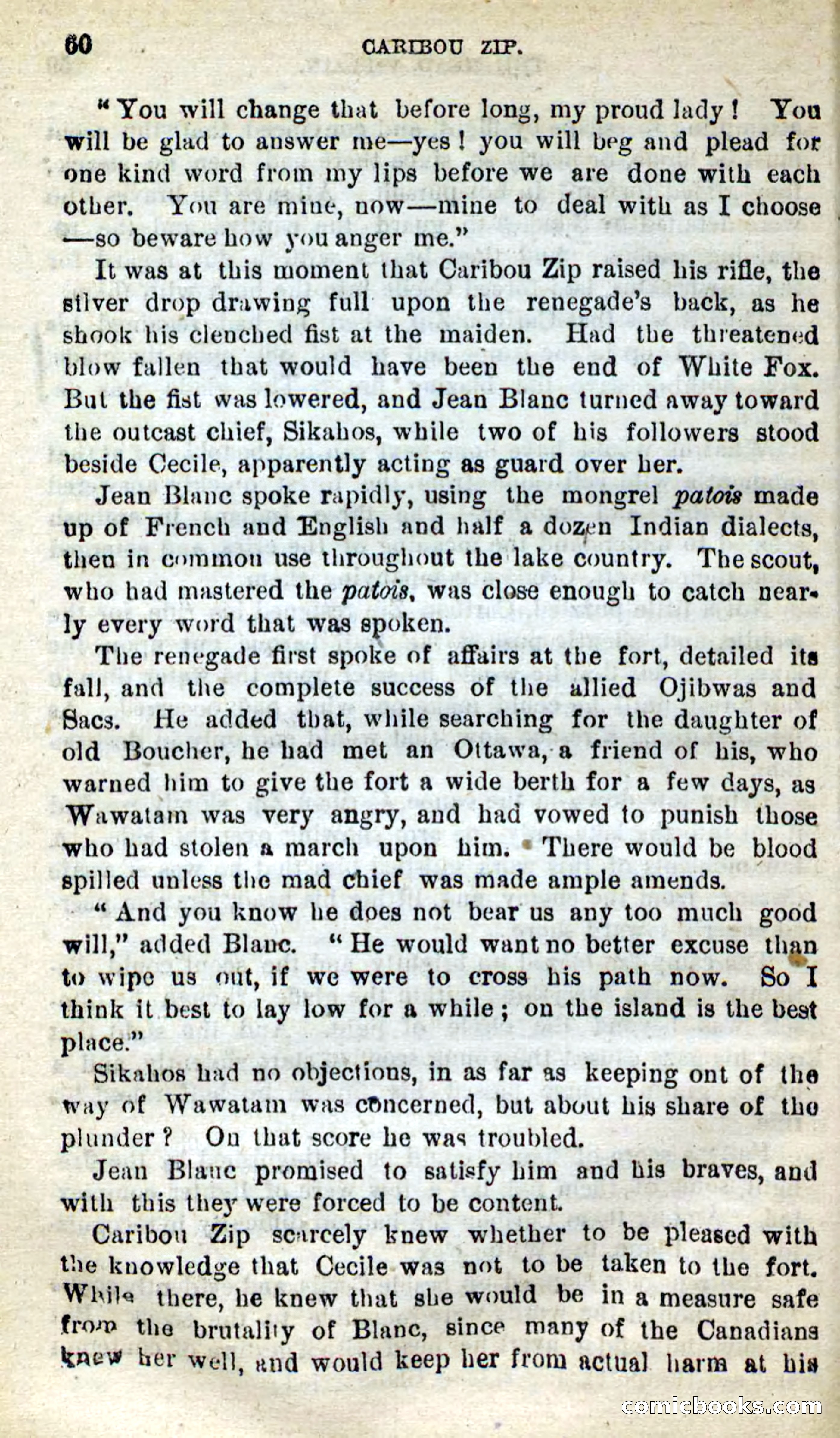 Beadle's New Dime Novels: Caribou Zip — page 56 of 99