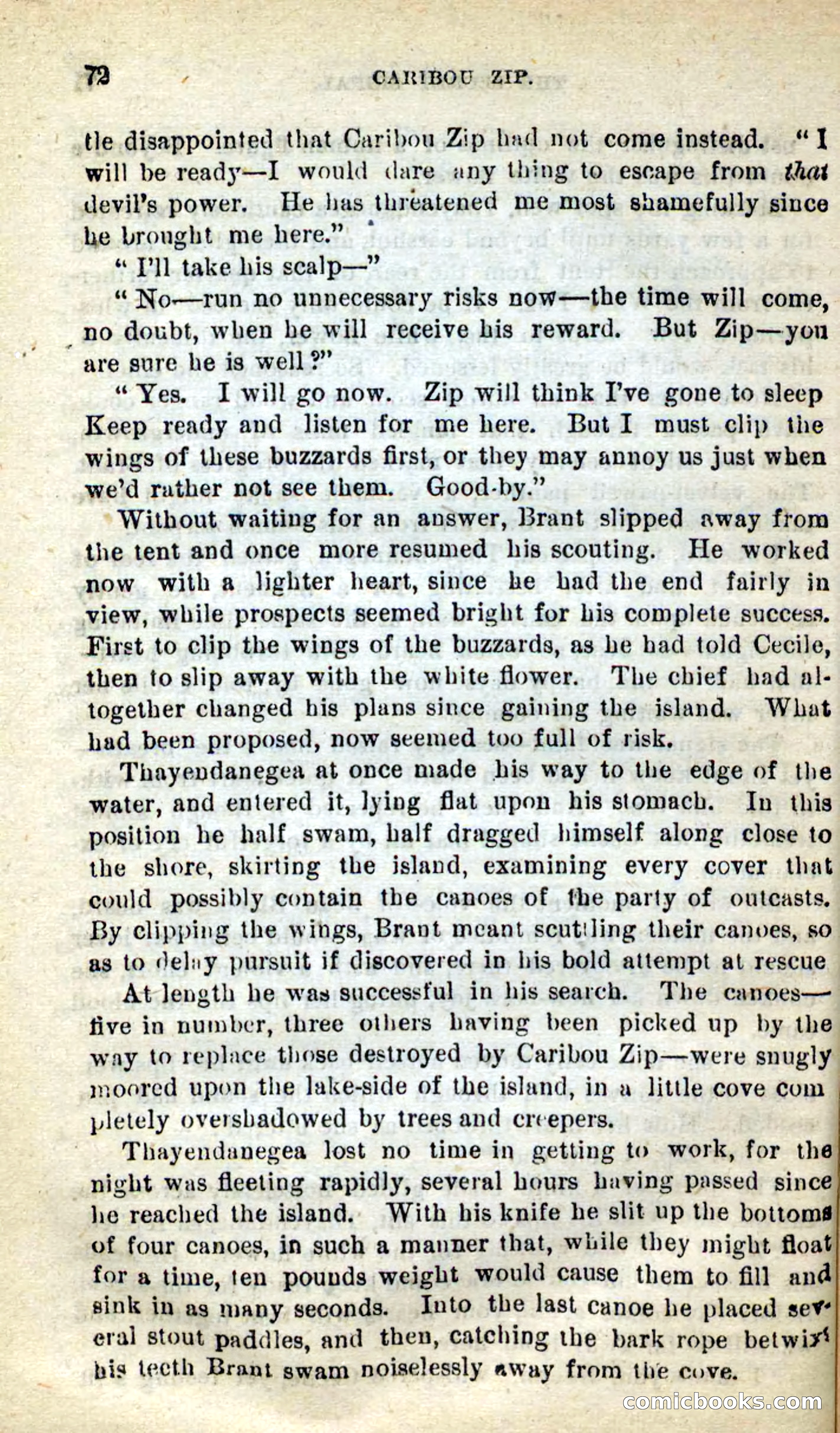Beadle's New Dime Novels: Caribou Zip — page 68 of 99