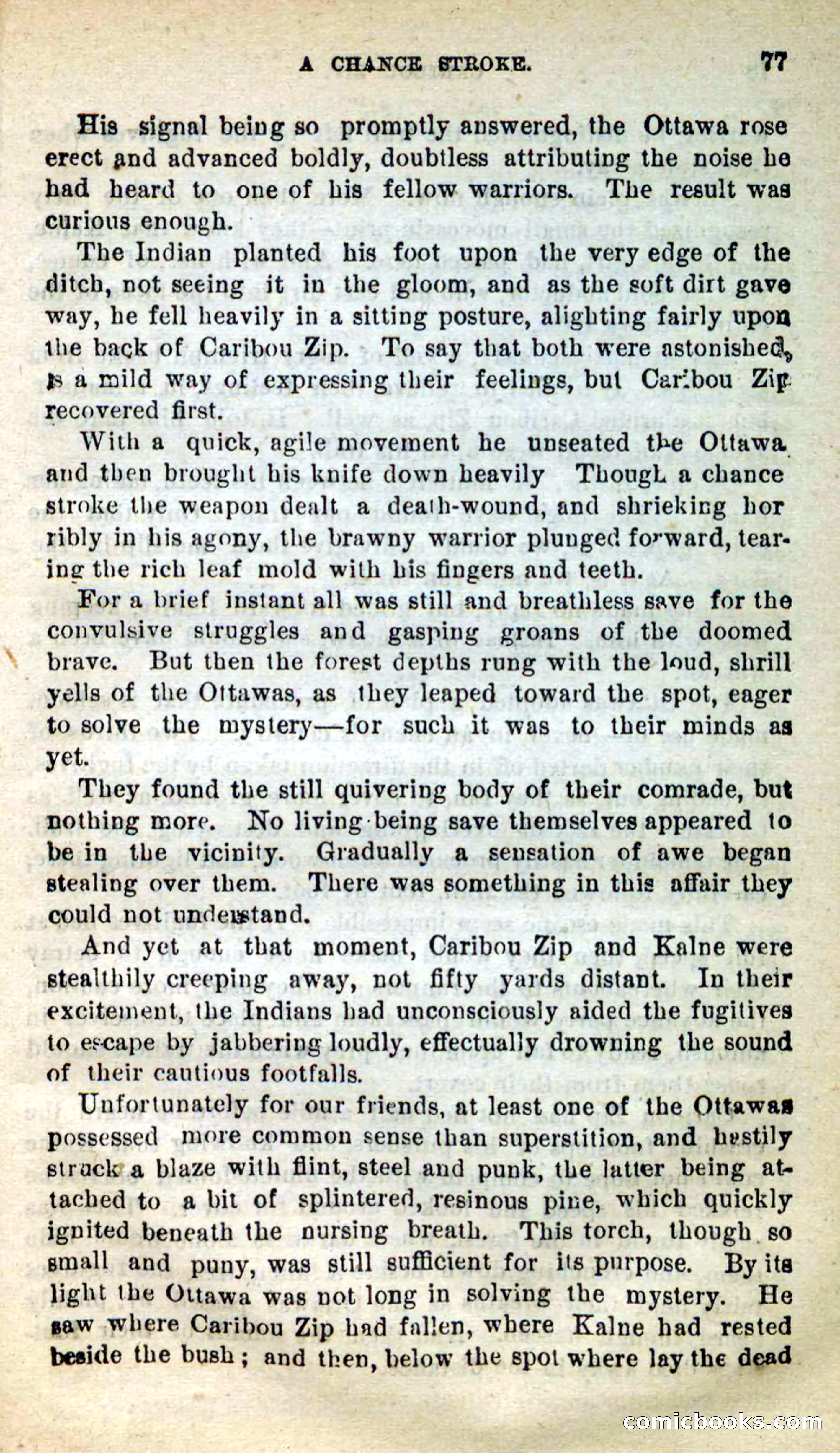 Beadle's New Dime Novels: Caribou Zip — page 73 of 99