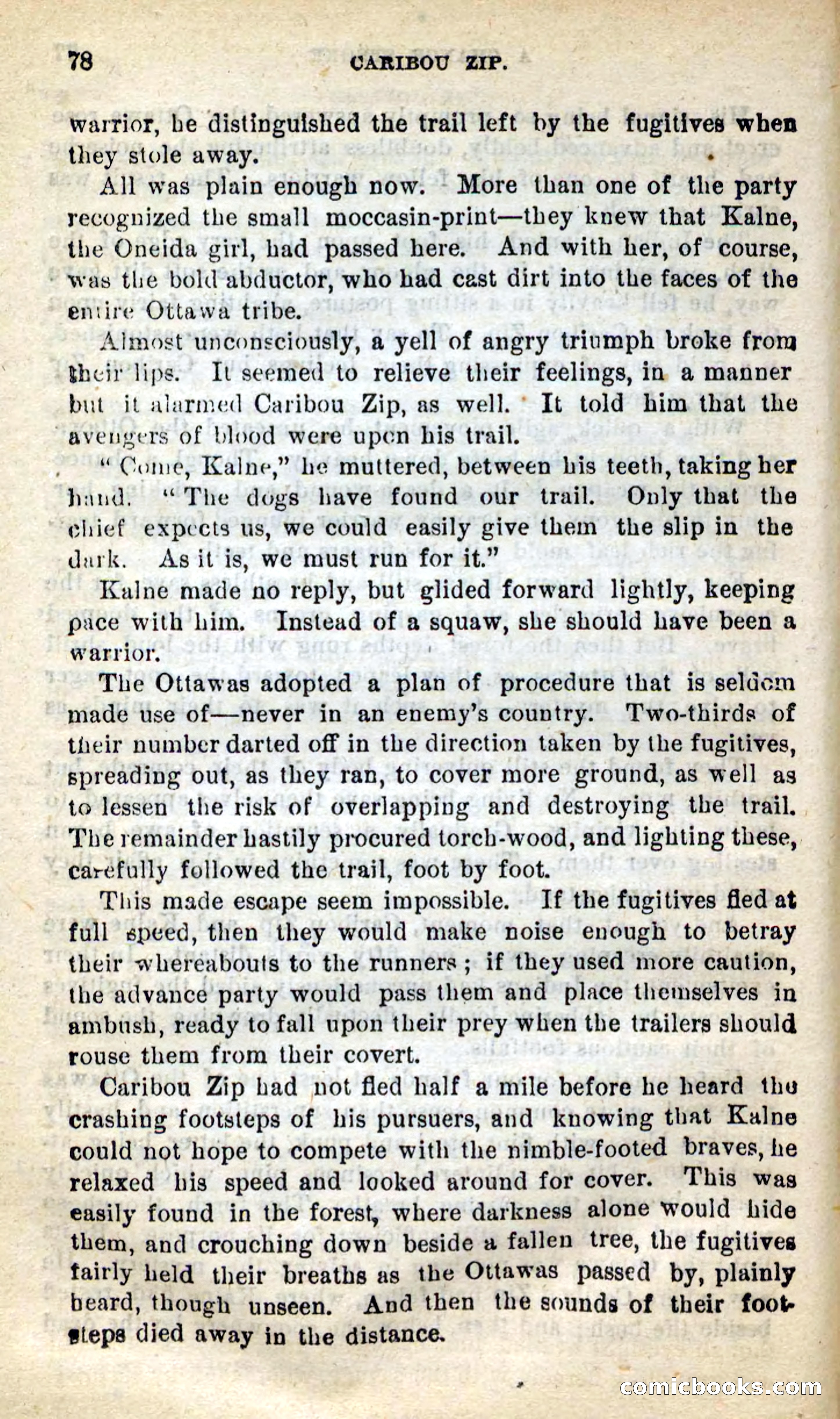 Beadle's New Dime Novels: Caribou Zip — page 74 of 99