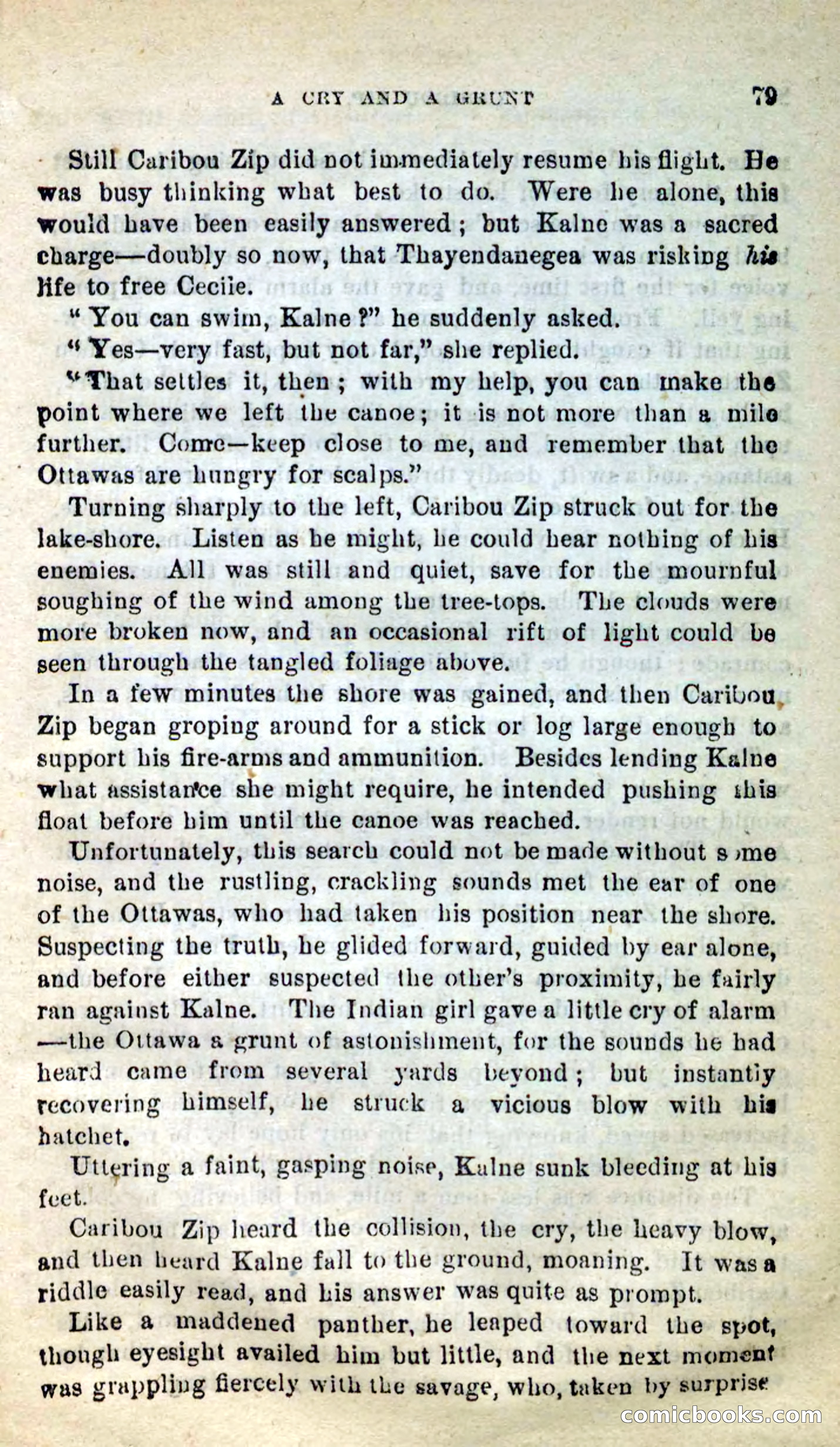 Beadle's New Dime Novels: Caribou Zip — page 75 of 99