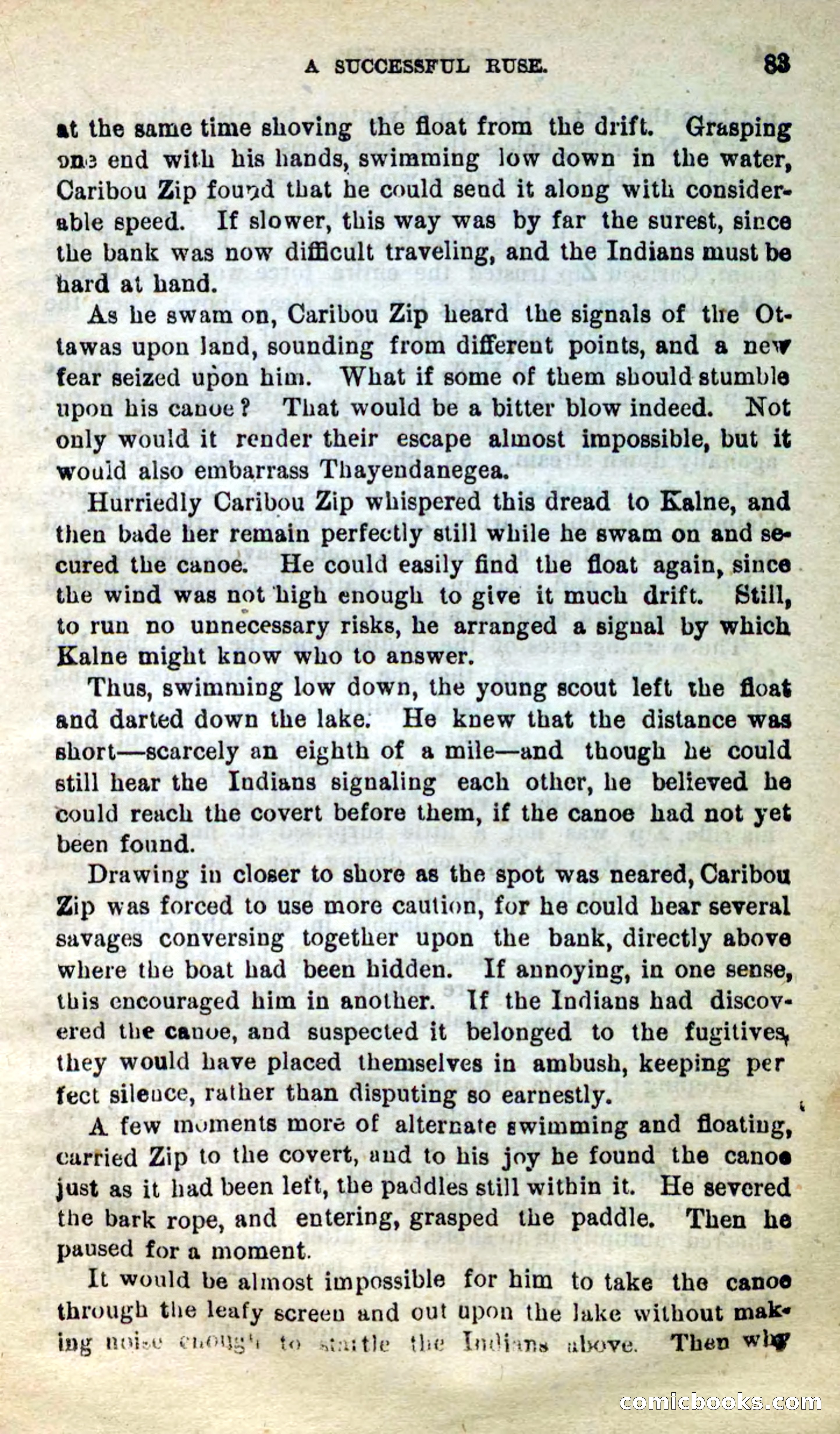 Beadle's New Dime Novels: Caribou Zip — page 79 of 99