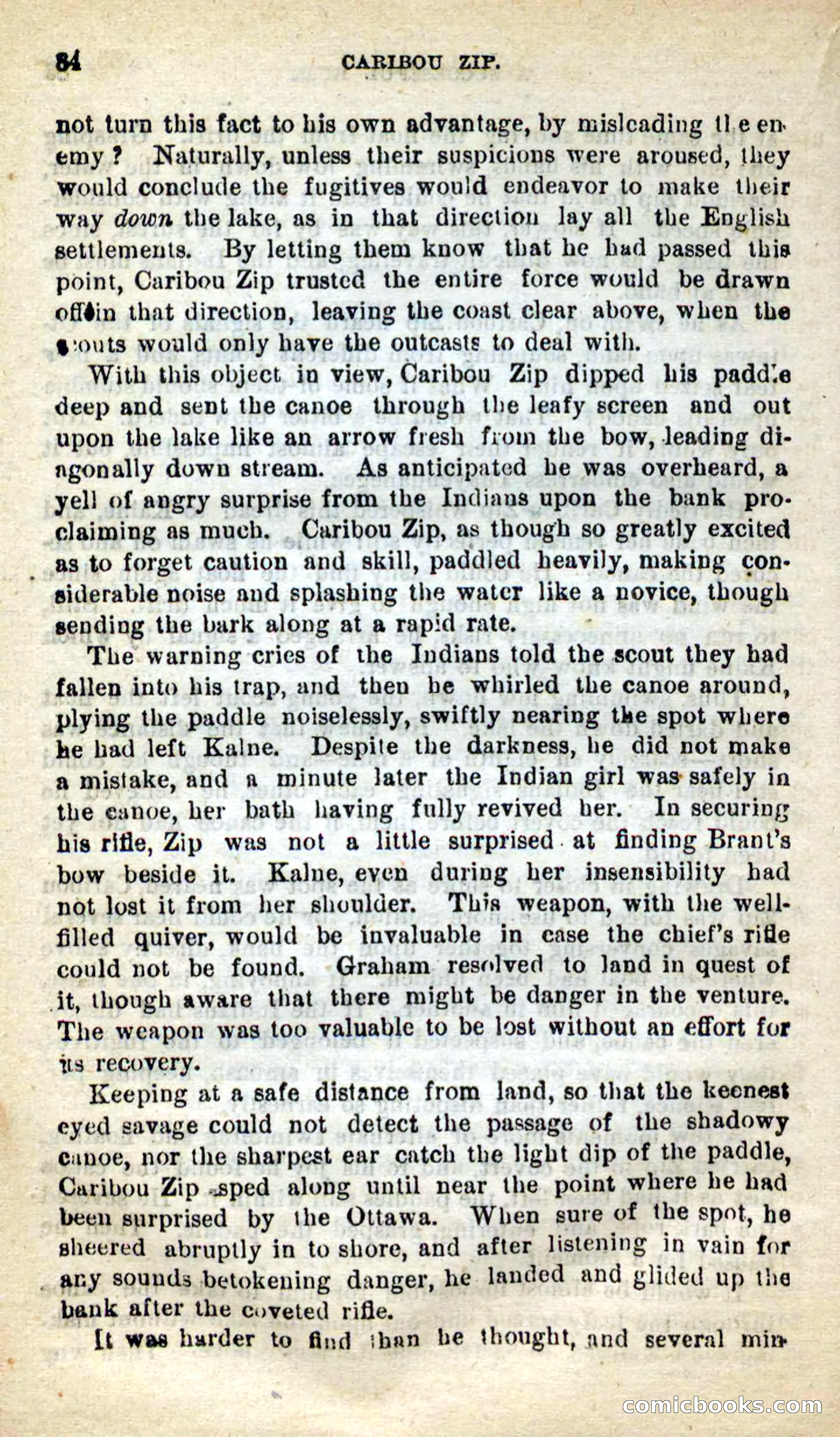 Beadle's New Dime Novels: Caribou Zip — page 80 of 99