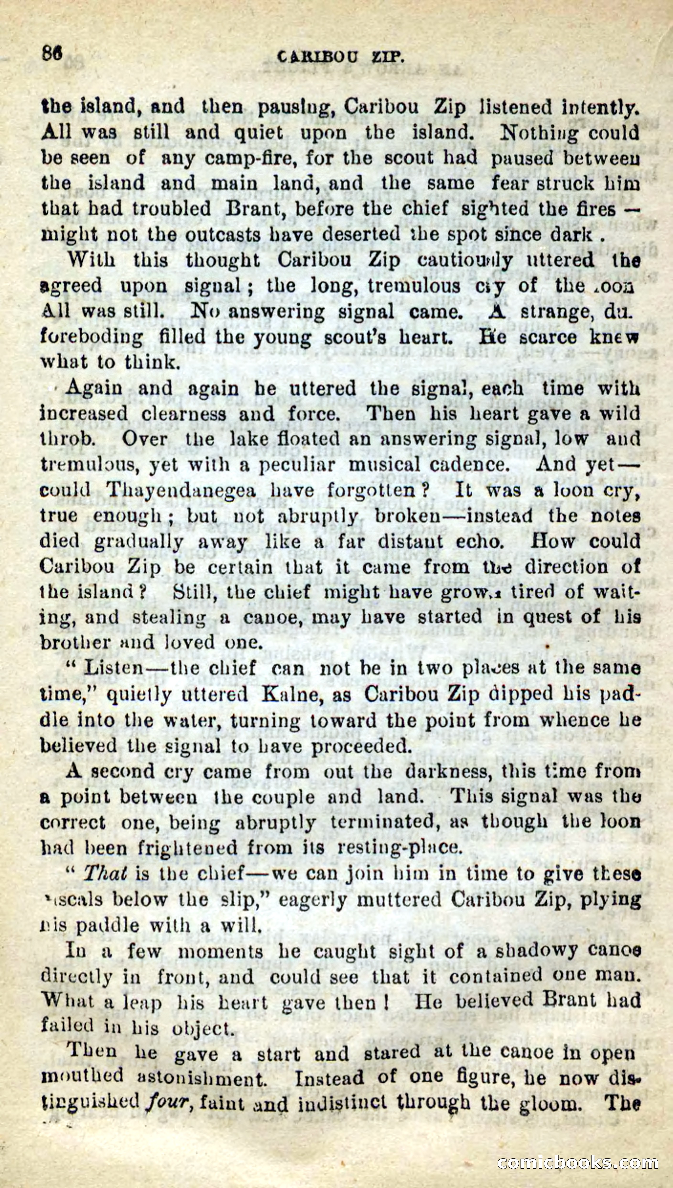 Beadle's New Dime Novels: Caribou Zip — page 82 of 99