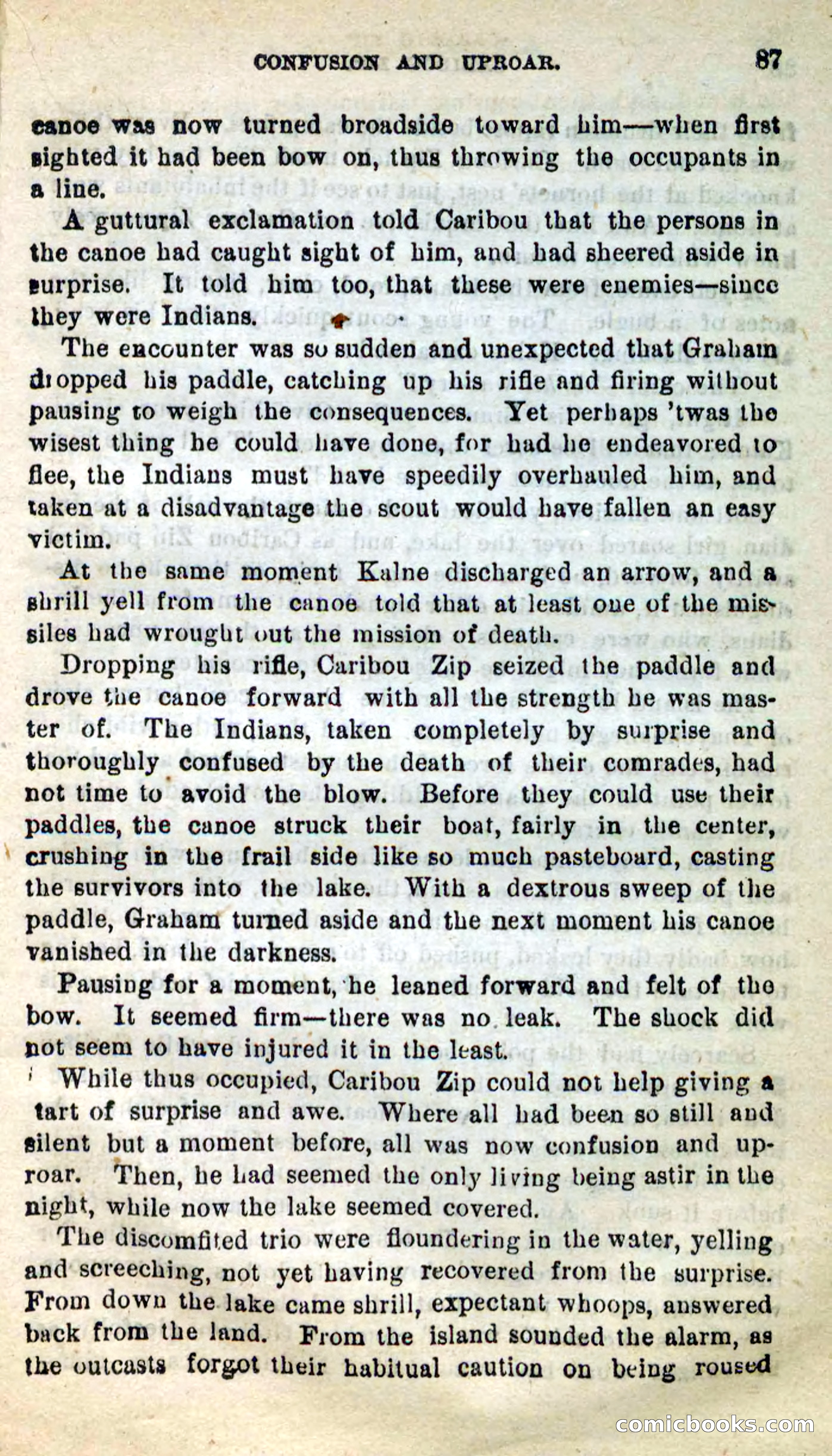 Beadle's New Dime Novels: Caribou Zip — page 83 of 99