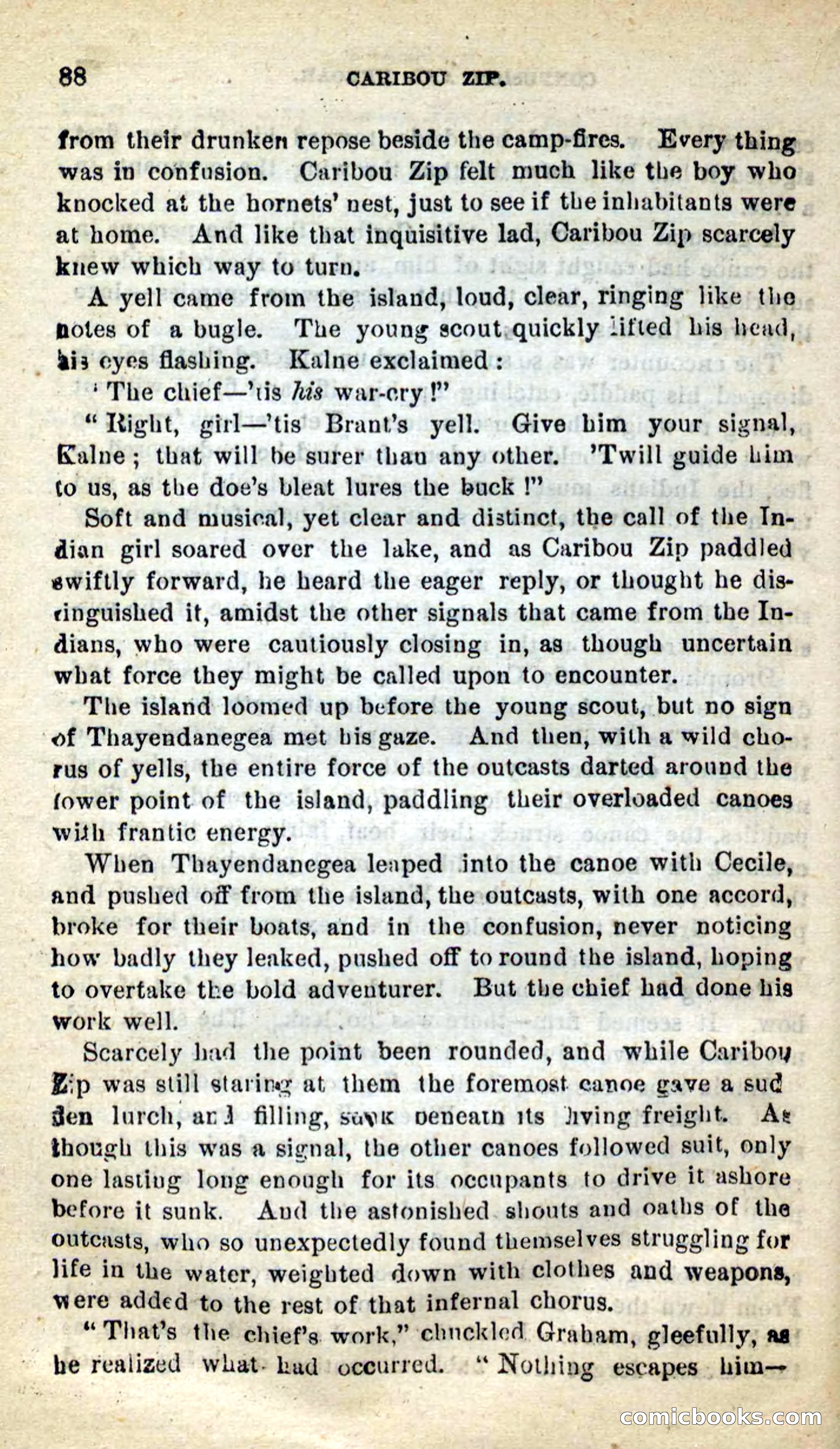 Beadle's New Dime Novels: Caribou Zip — page 84 of 99