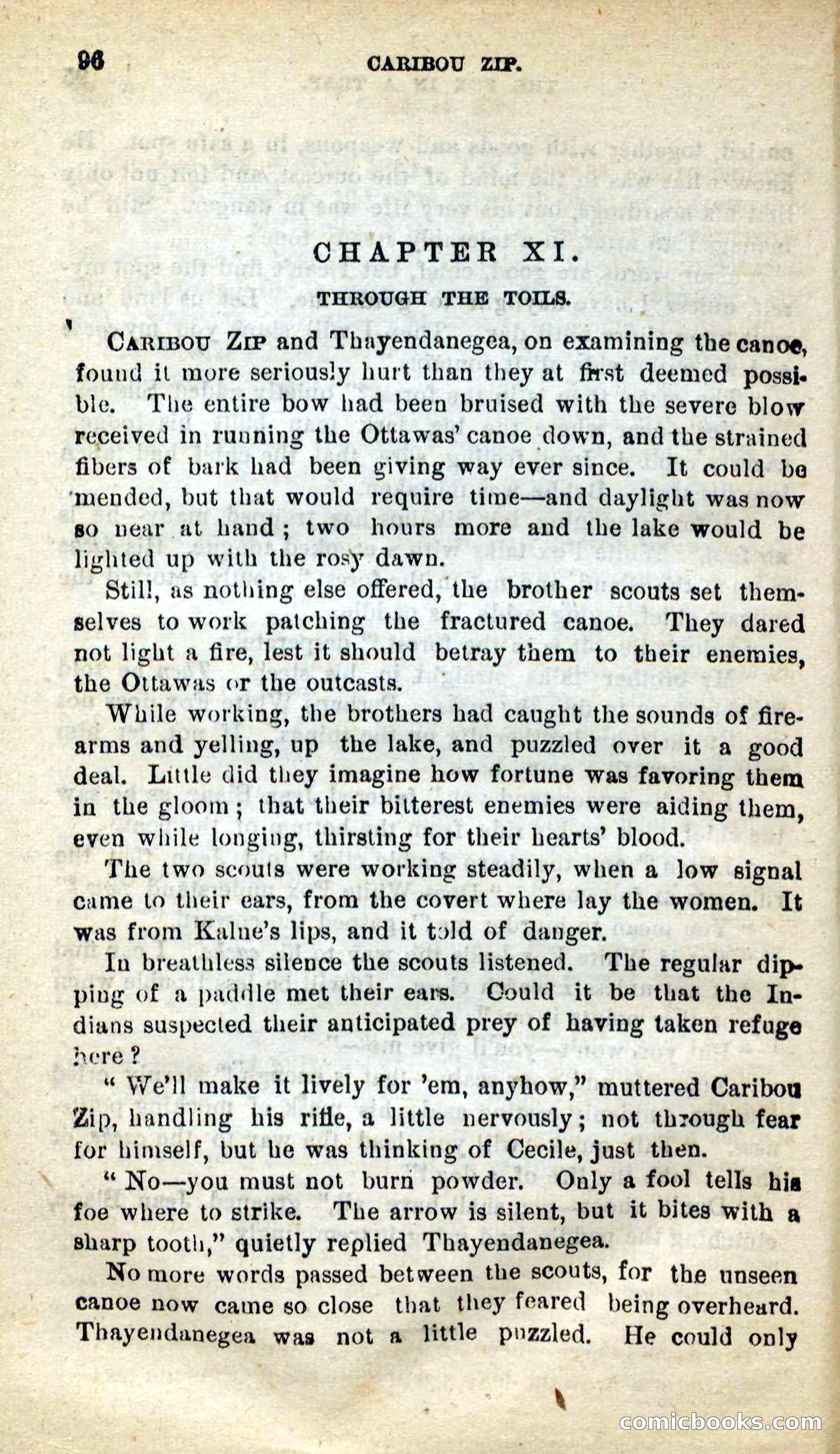 Beadle's New Dime Novels: Caribou Zip — page 92 of 99