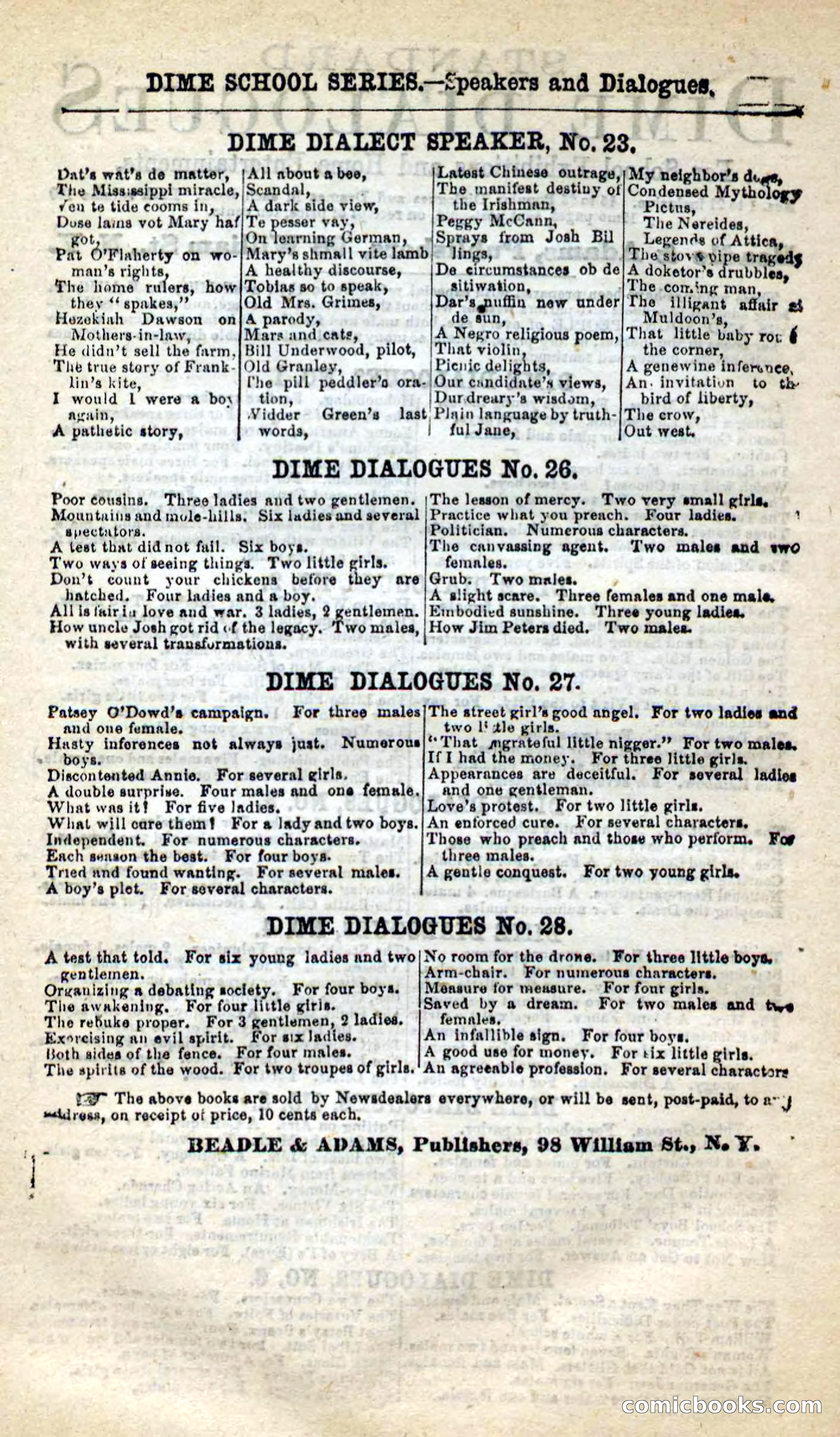 Beadle's New Dime Novels: Caribou Zip — page 97 of 99