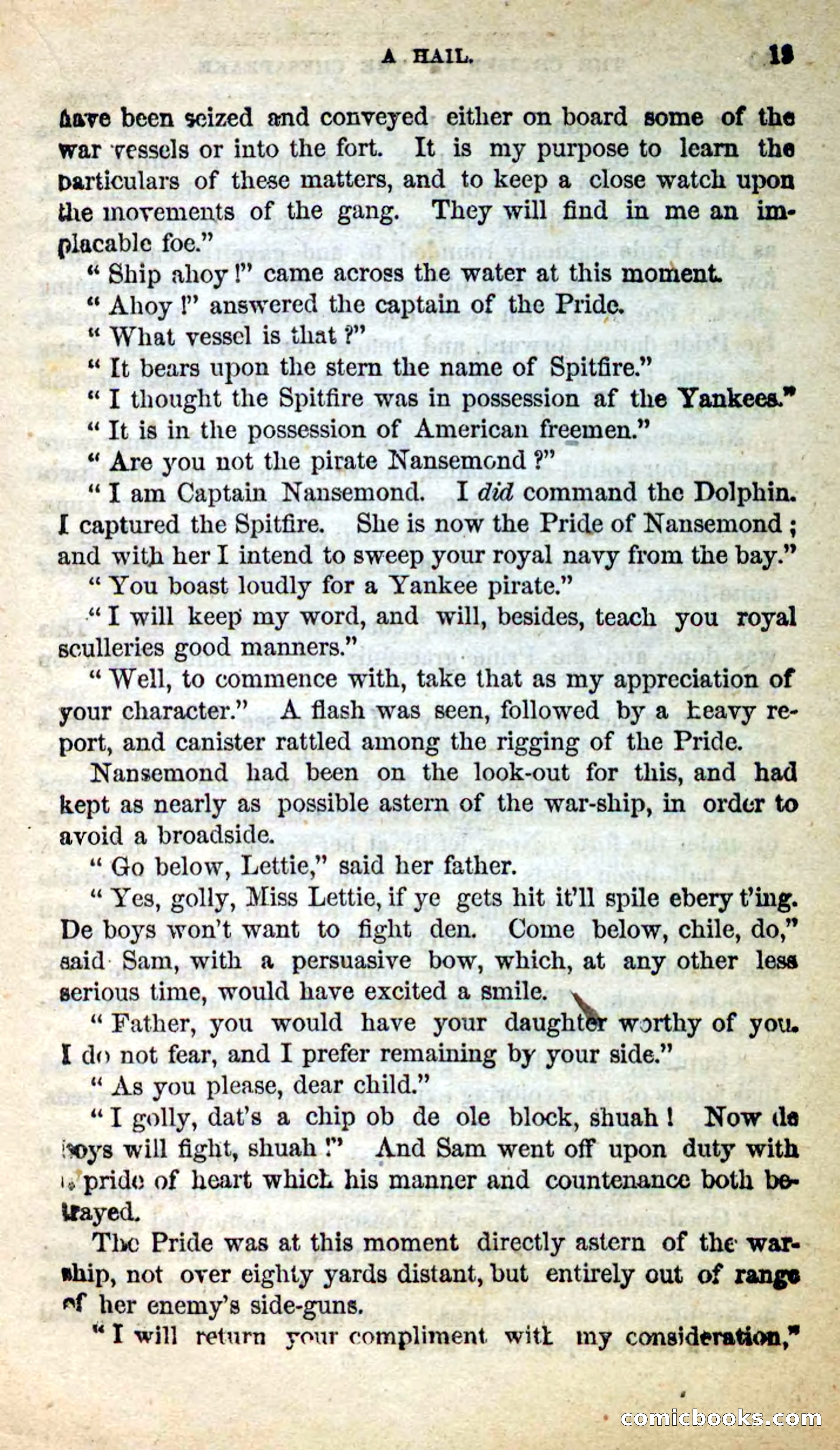 Beadle's New Dime Novels: The Privateer — page 15 of 98