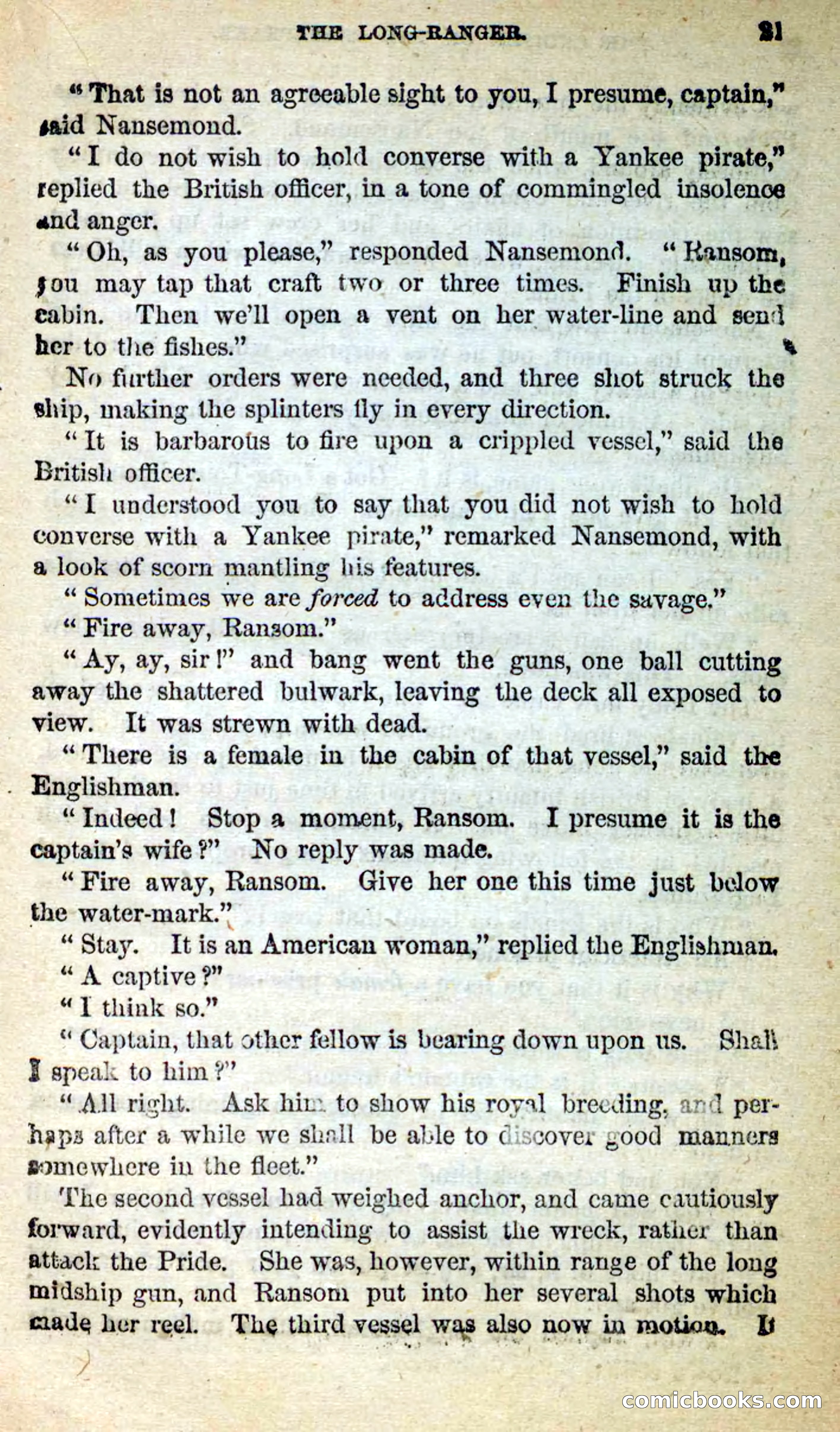 Beadle's New Dime Novels: The Privateer — page 17 of 98