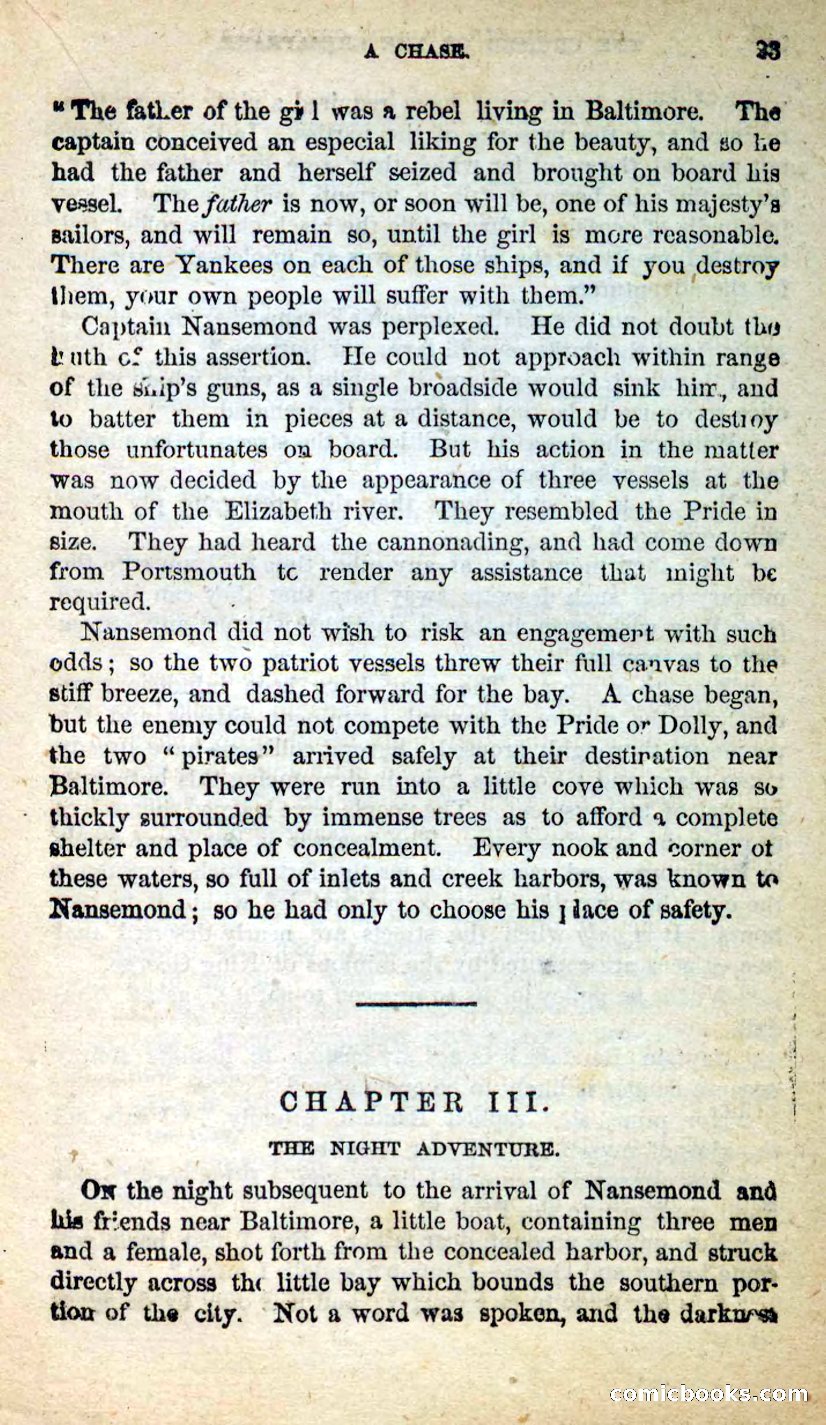 Beadle's New Dime Novels: The Privateer — page 19 of 98