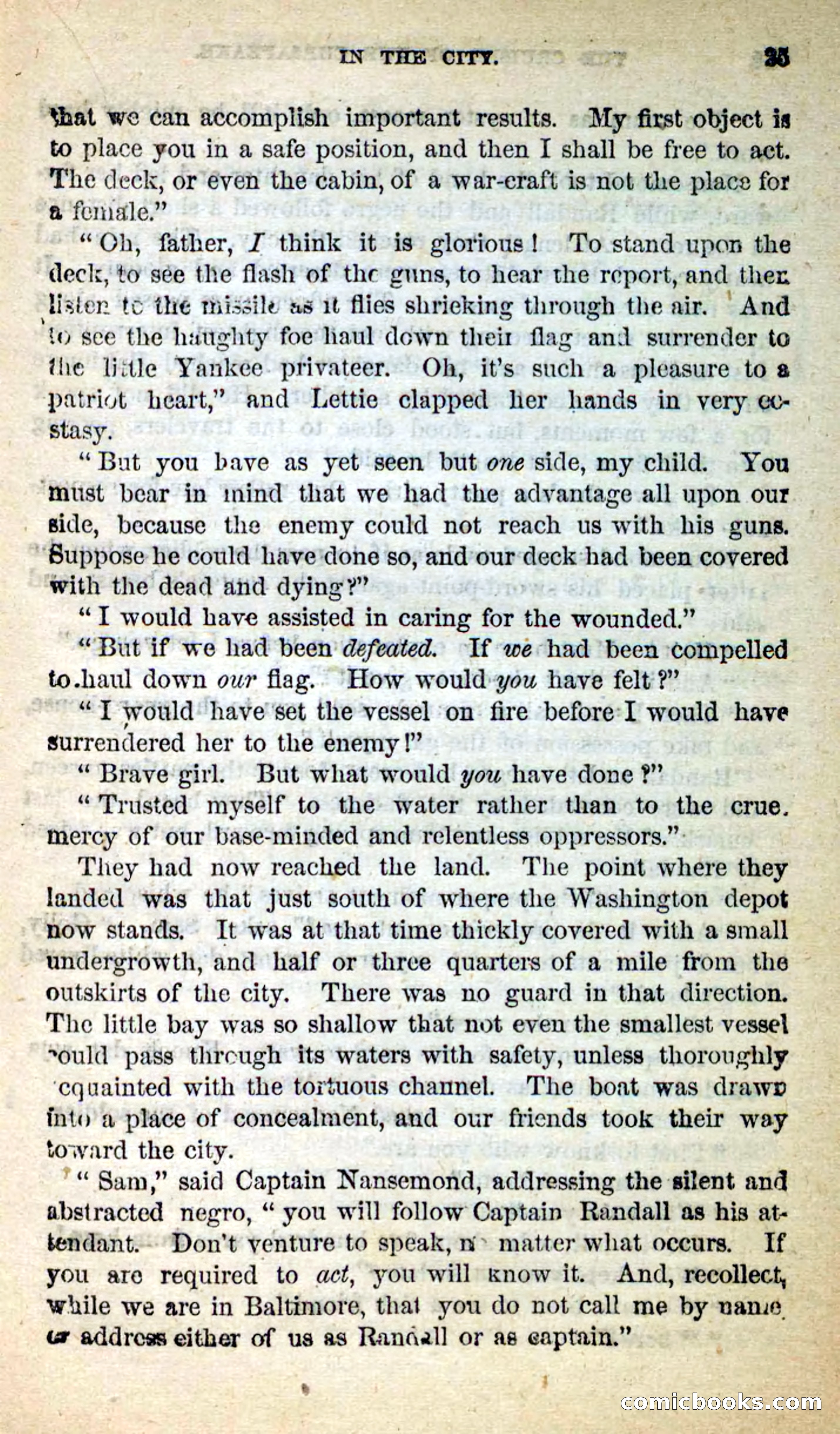 Beadle's New Dime Novels: The Privateer — page 21 of 98