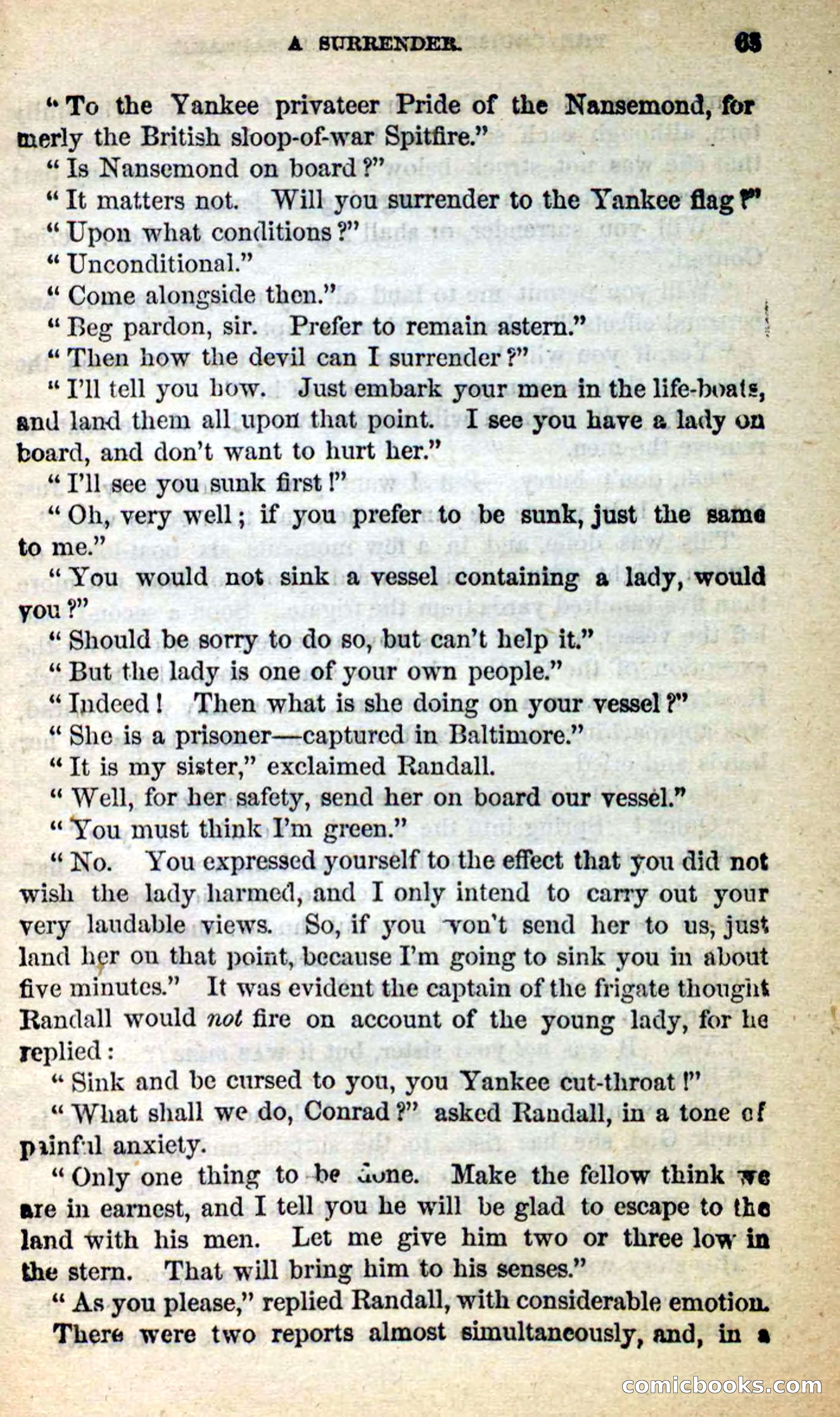 Beadle's New Dime Novels: The Privateer — page 59 of 98