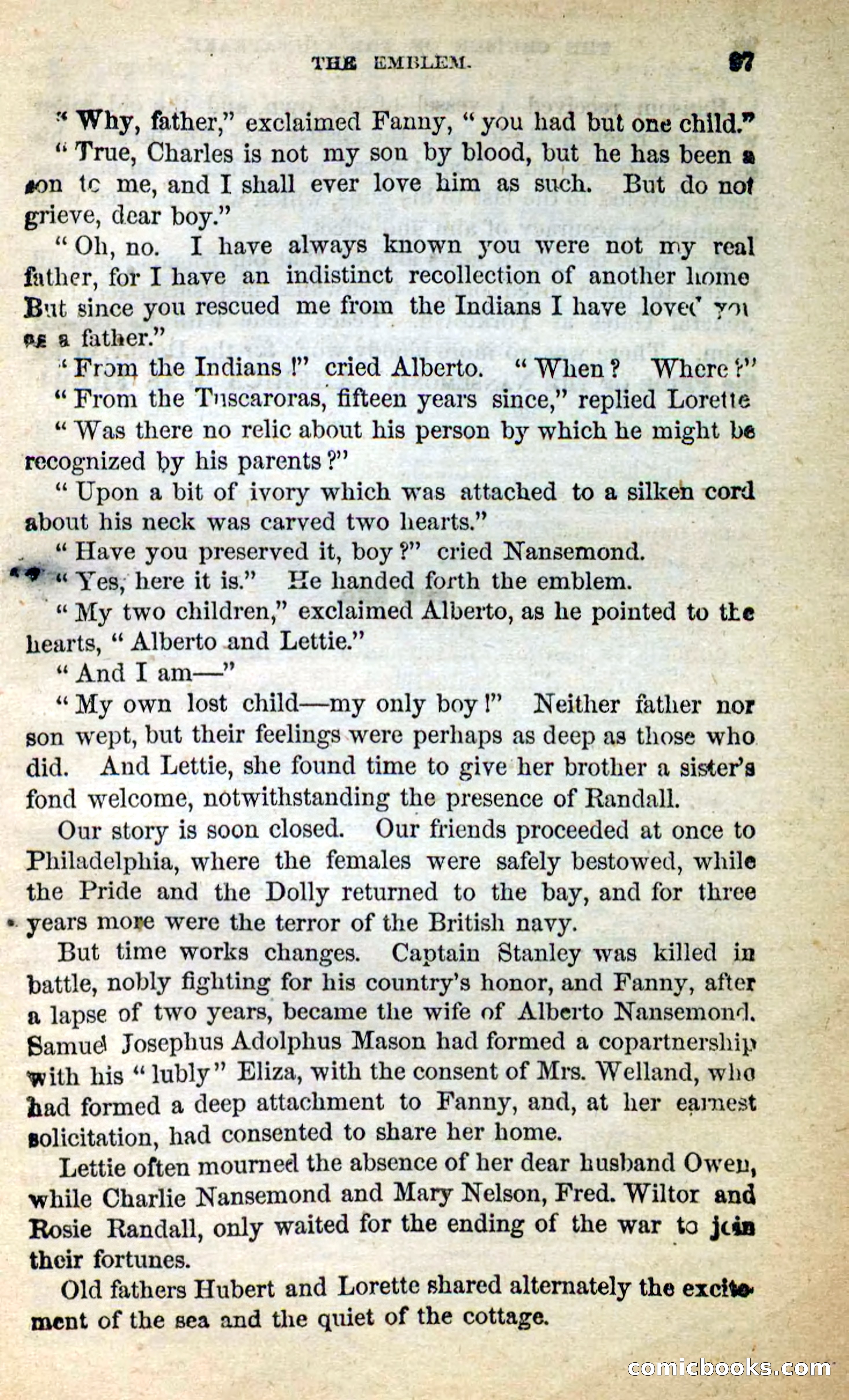 Beadle's New Dime Novels: The Privateer — page 91 of 98