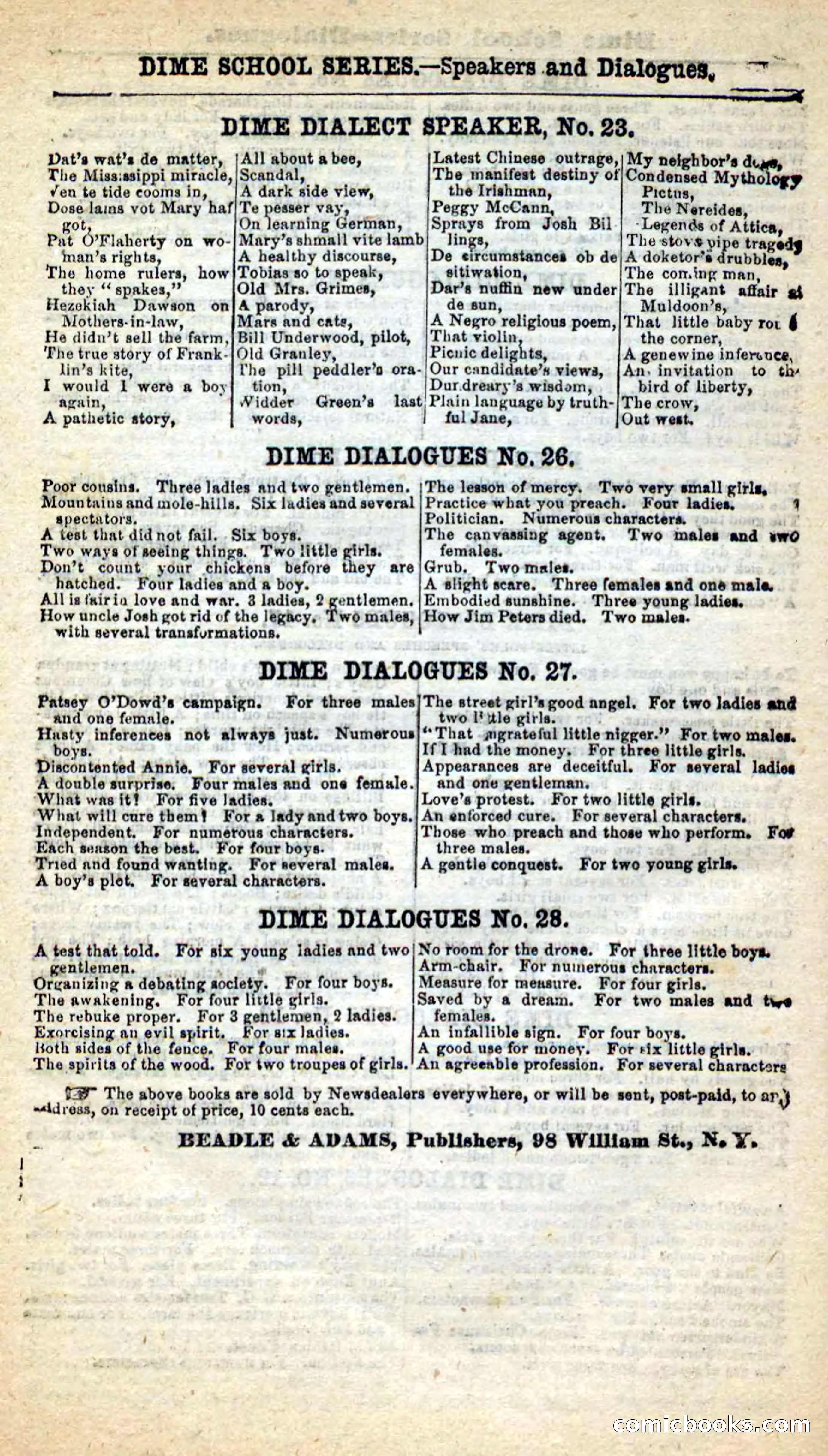 Beadle's New Dime Novels: The Privateer — page 96 of 98