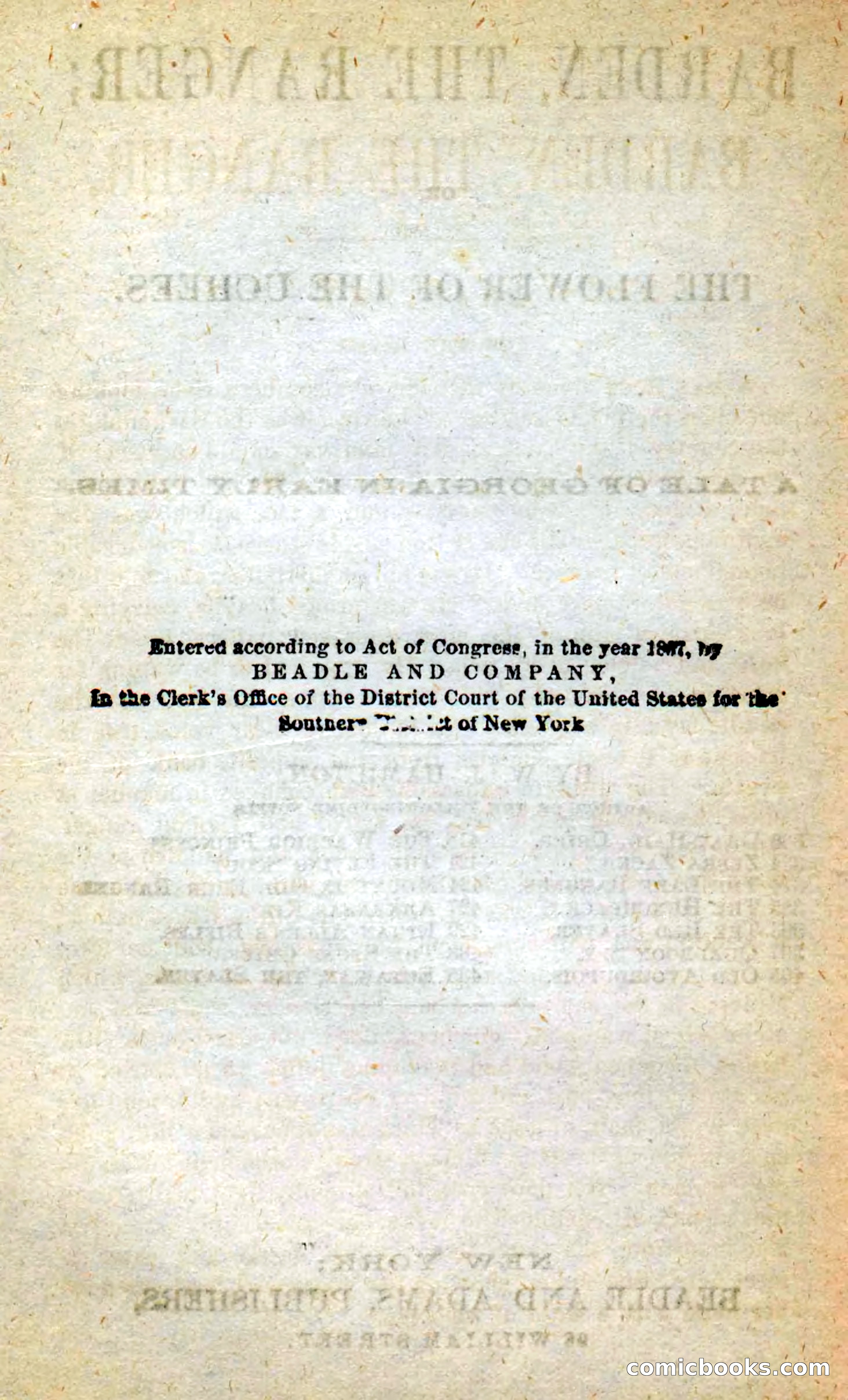 Beadle's New Dime Novels: Barden, the Ranger — page 4 of 92