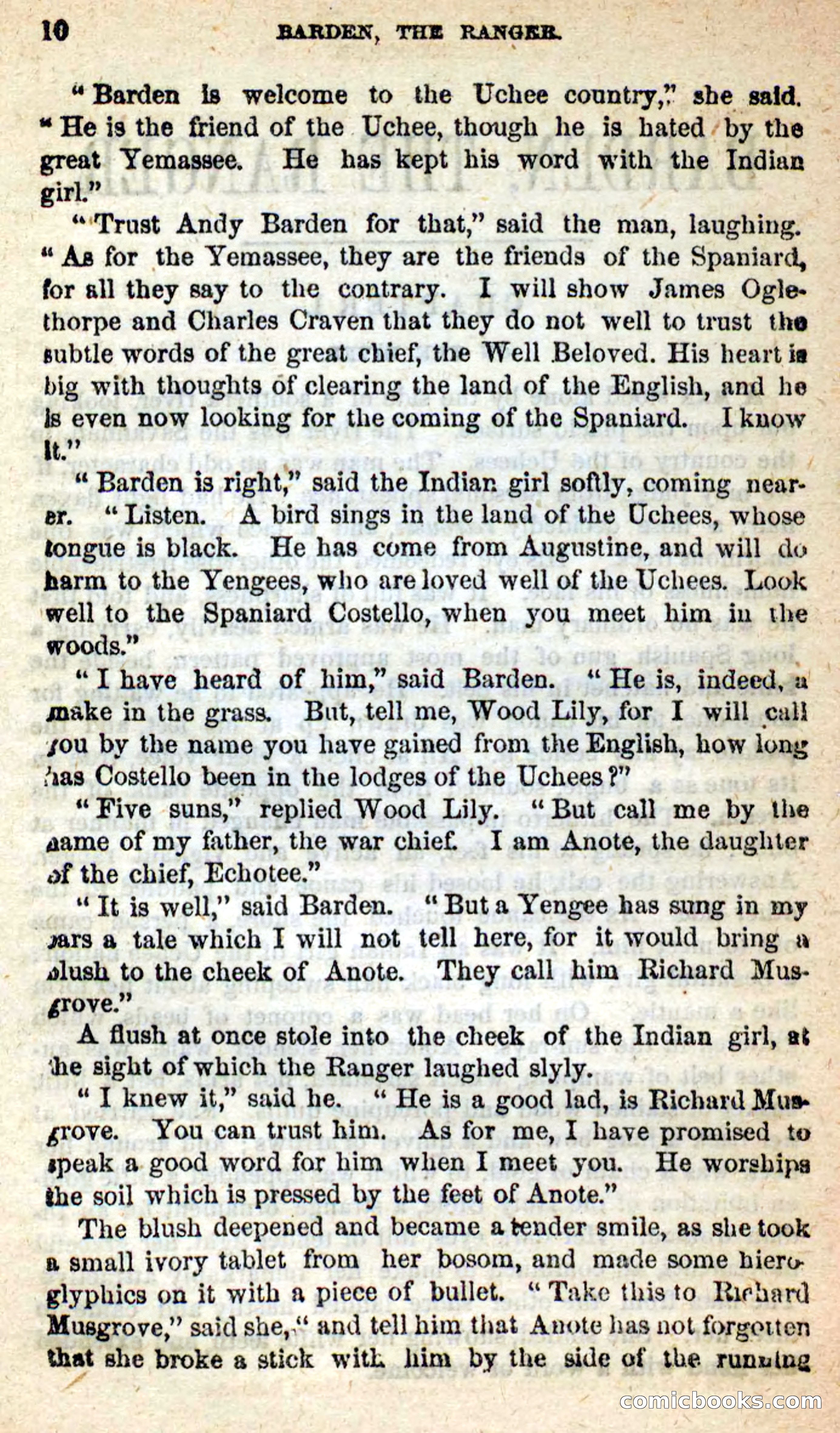 Beadle's New Dime Novels: Barden, the Ranger — page 6 of 92