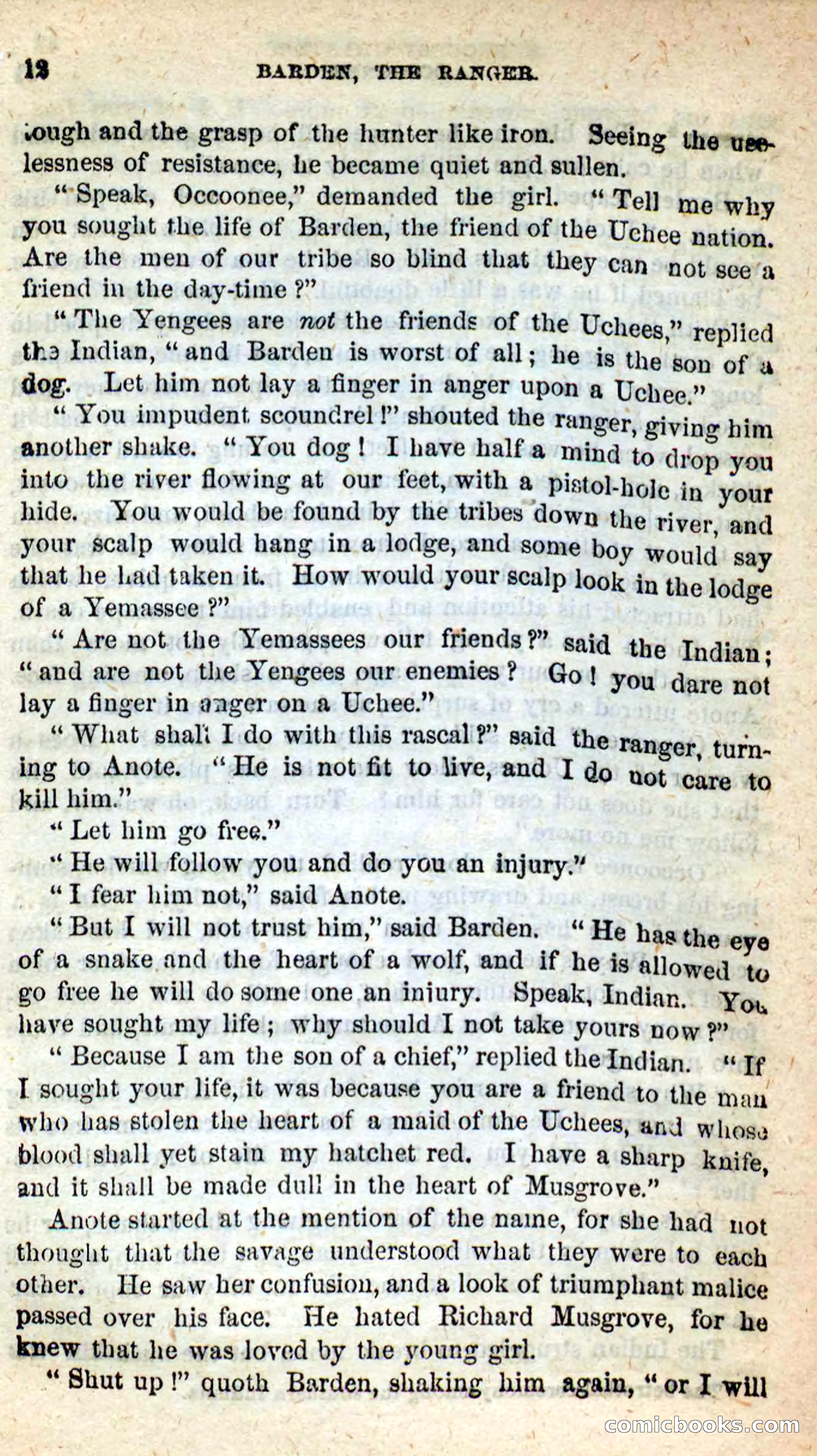 Beadle's New Dime Novels: Barden, the Ranger — page 8 of 92