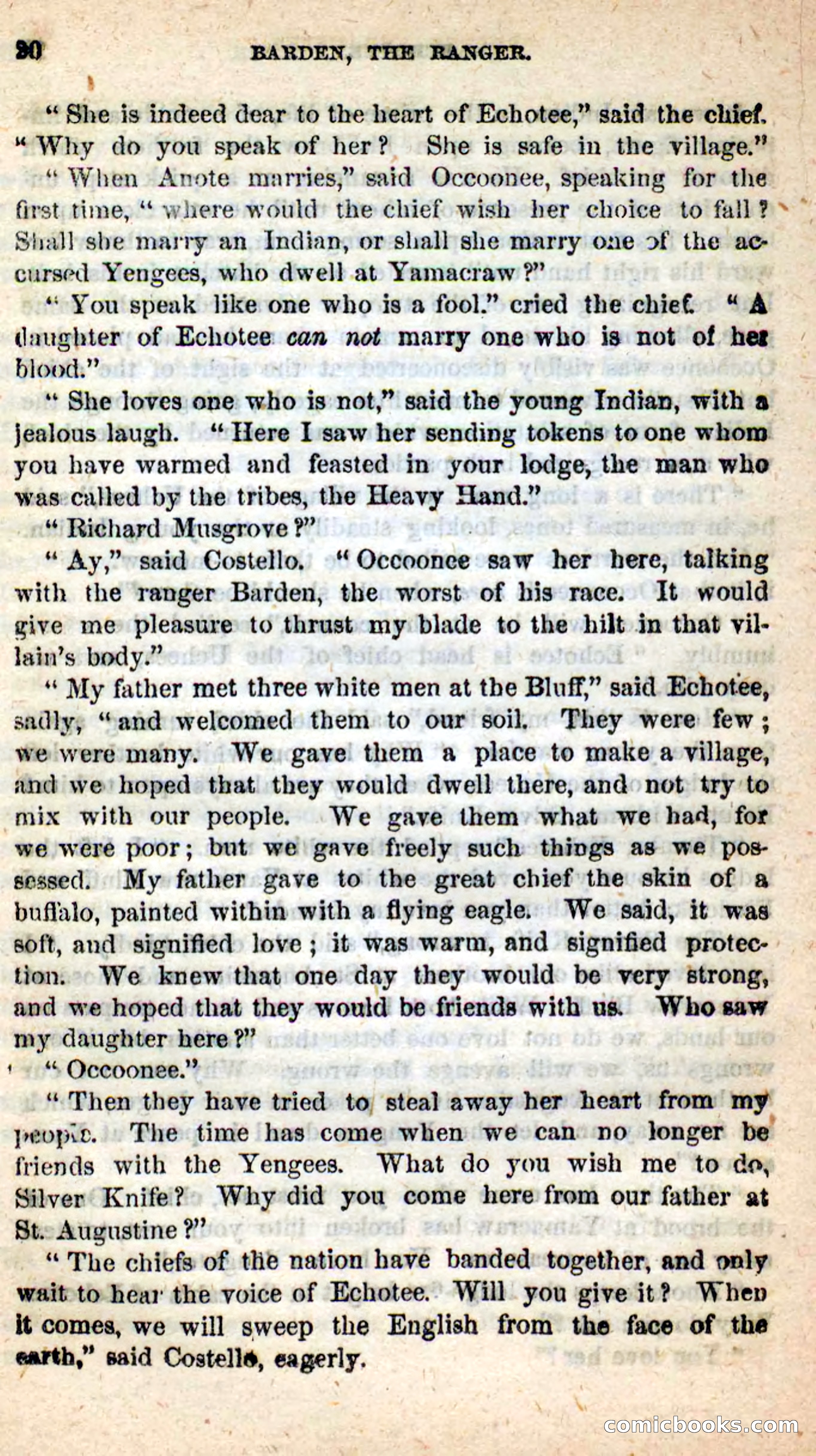 Beadle's New Dime Novels: Barden, the Ranger — page 14 of 92