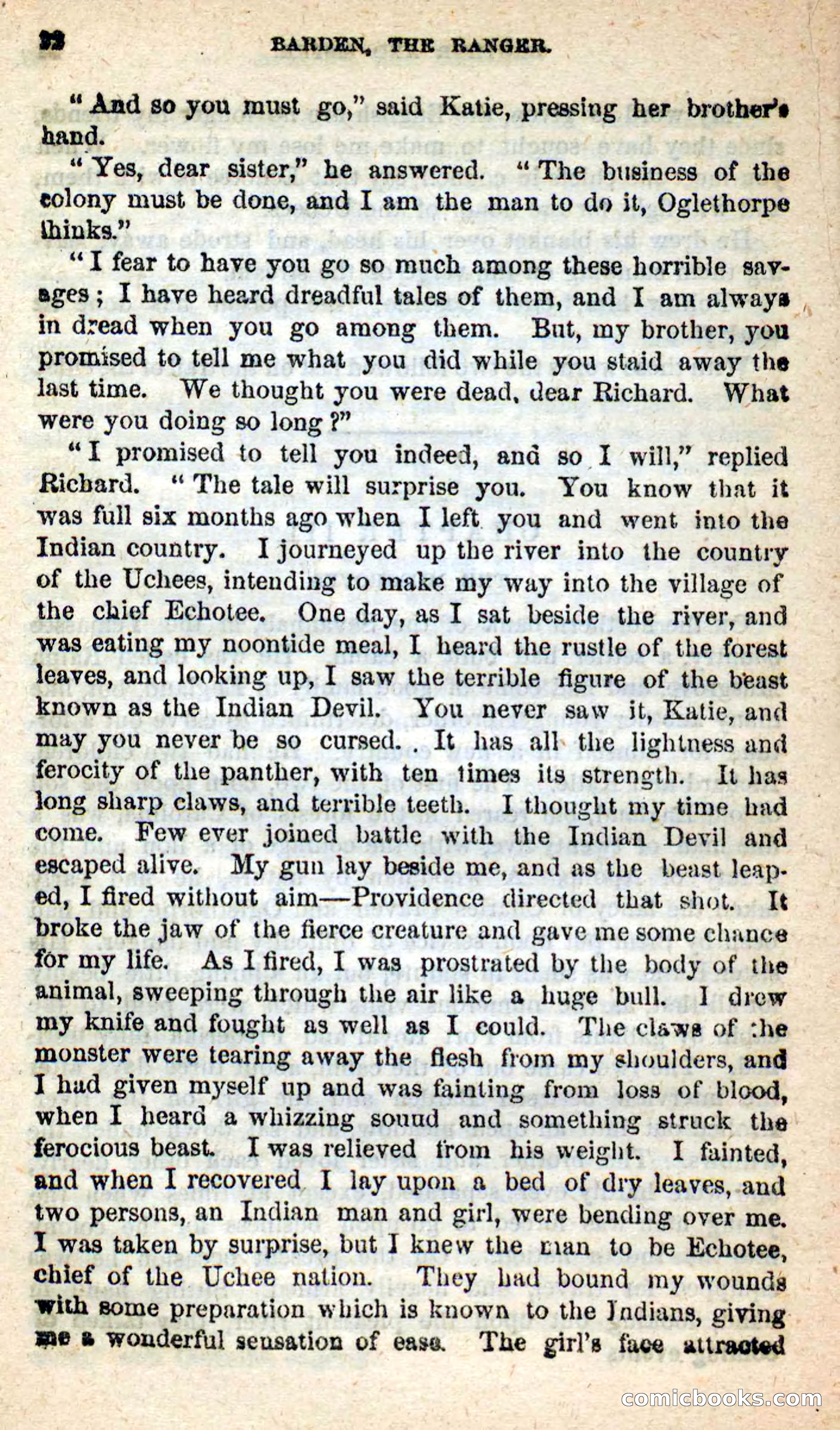 Beadle's New Dime Novels: Barden, the Ranger — page 16 of 92