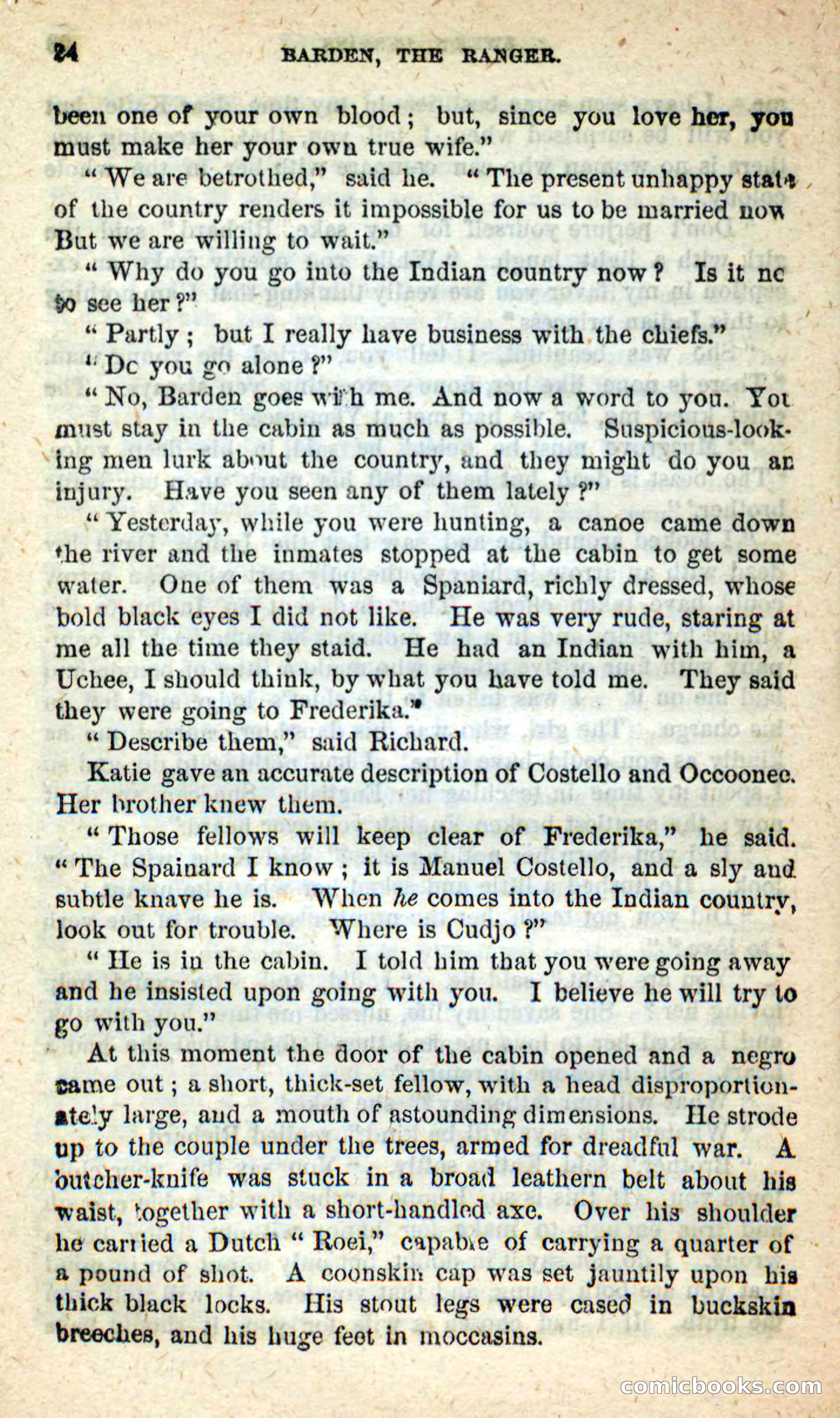 Beadle's New Dime Novels: Barden, the Ranger — page 18 of 92