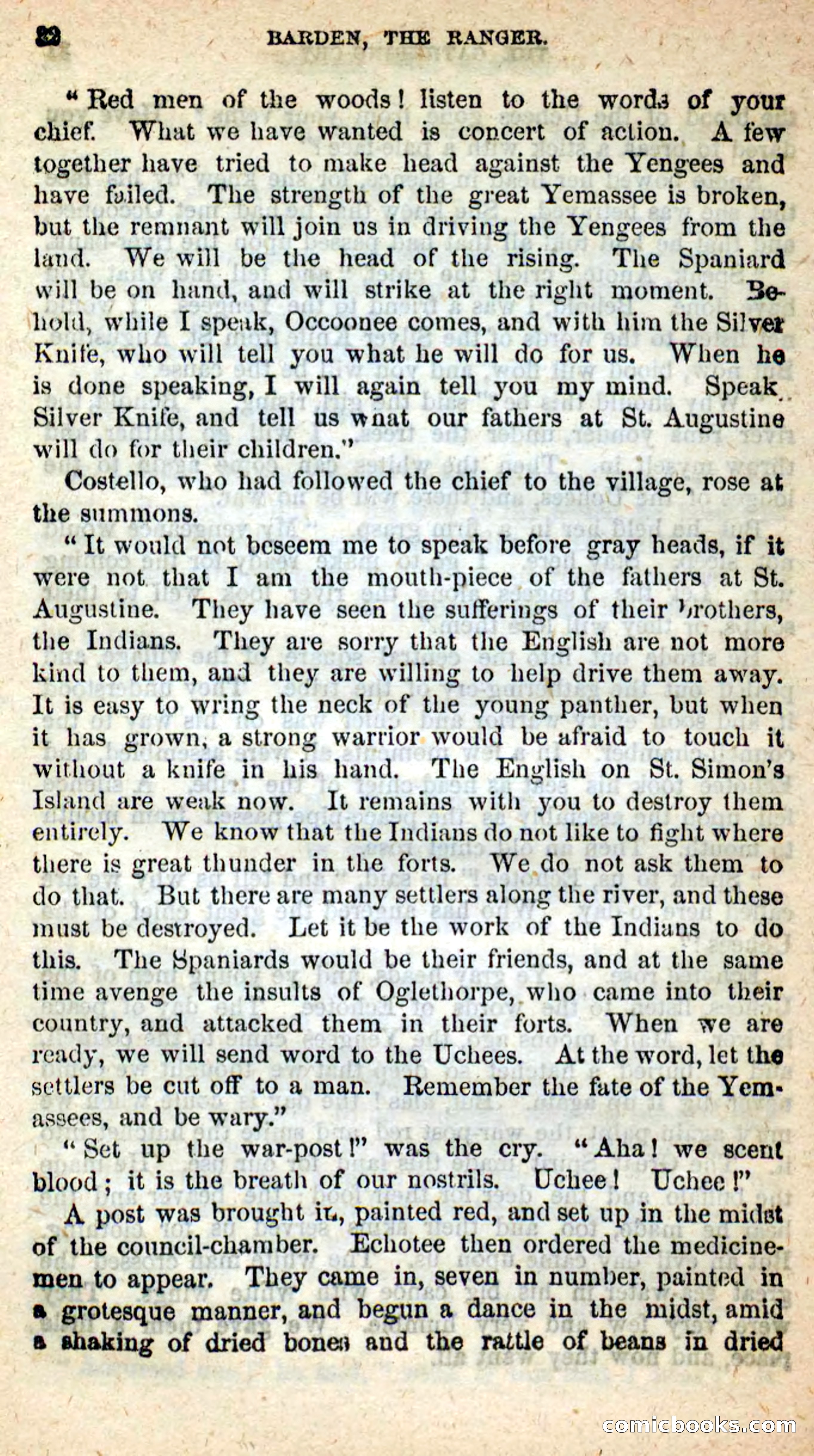 Beadle's New Dime Novels: Barden, the Ranger — page 24 of 92