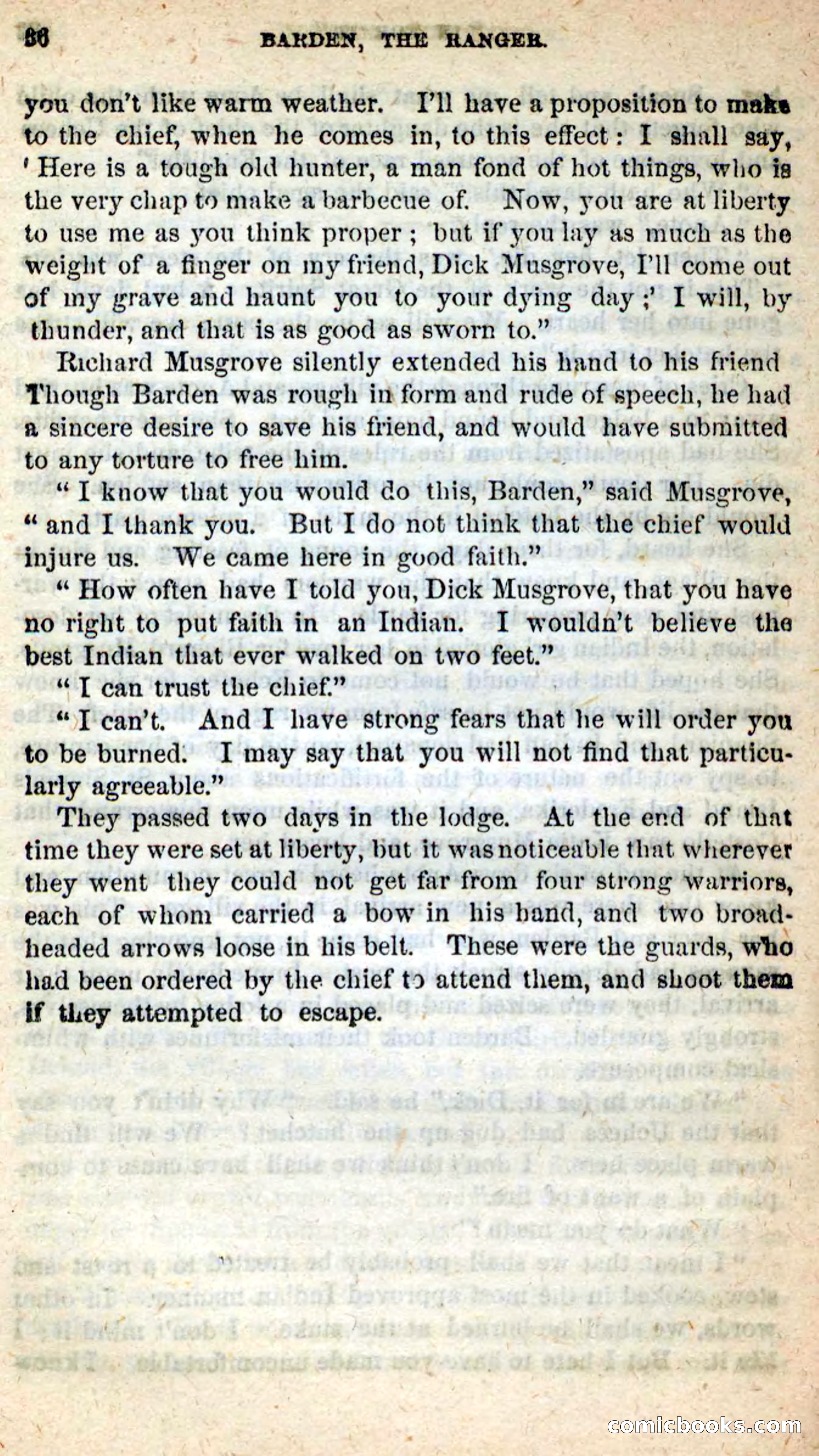 Beadle's New Dime Novels: Barden, the Ranger — page 28 of 92