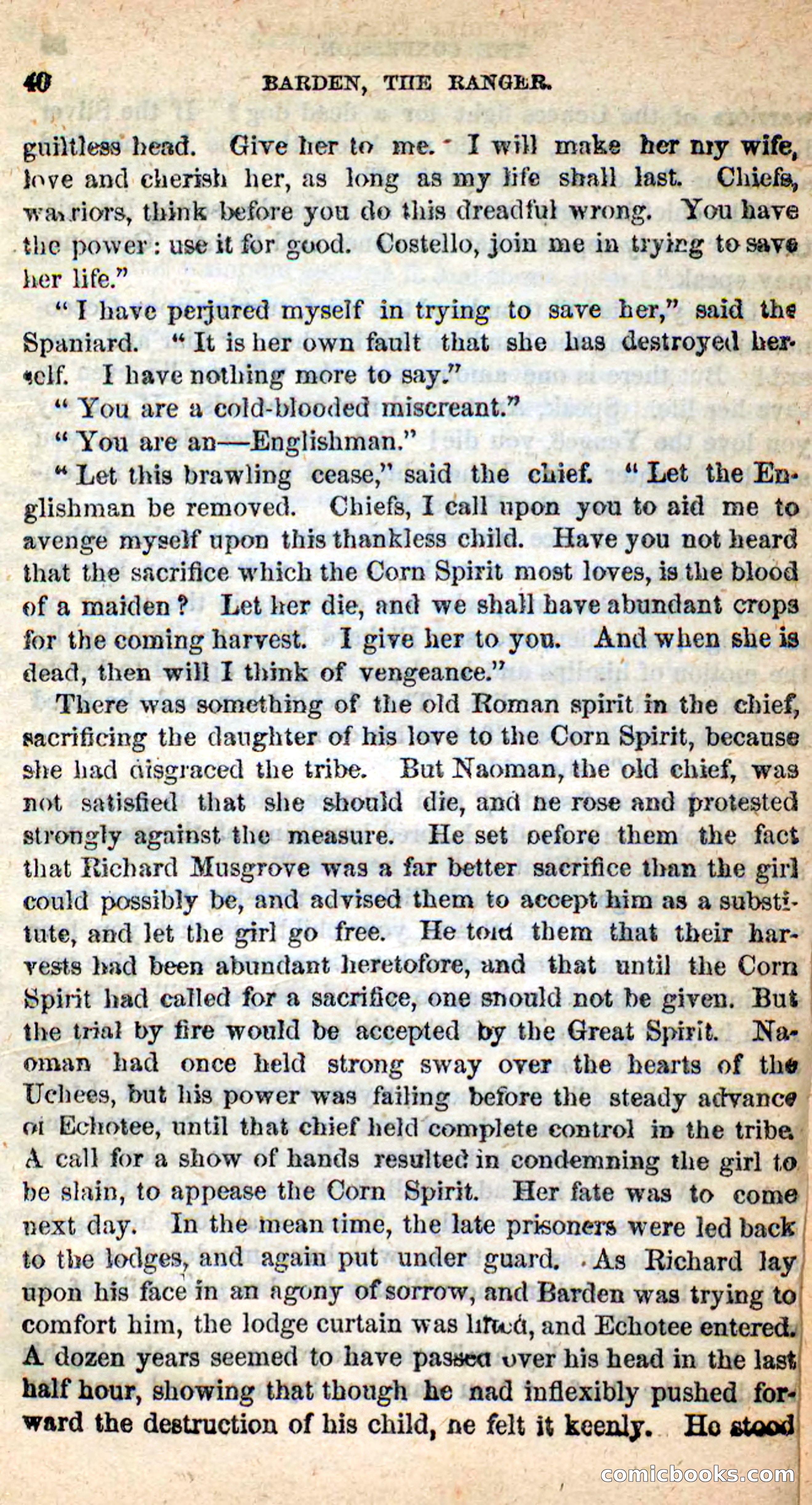Beadle's New Dime Novels: Barden, the Ranger — page 32 of 92