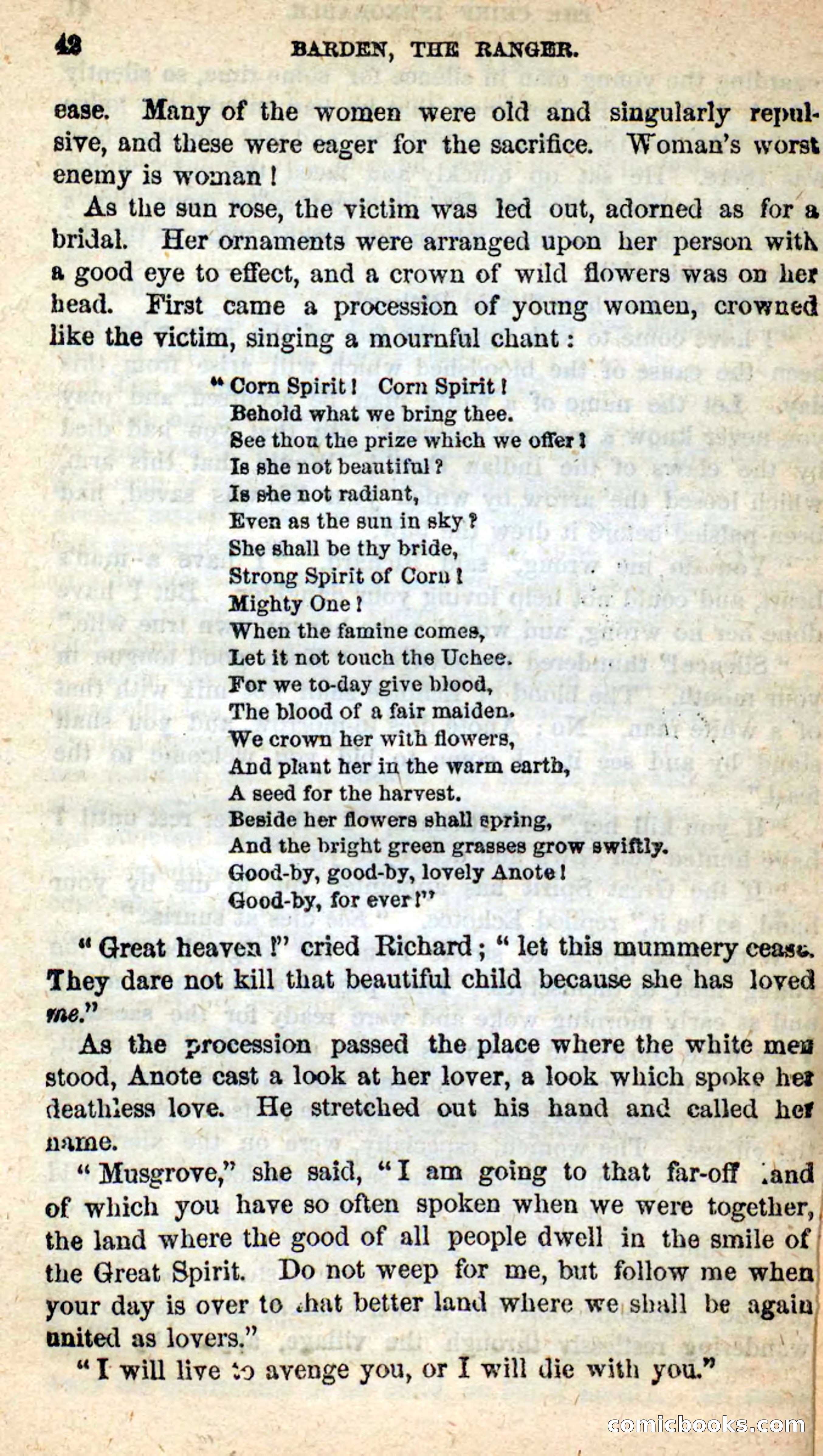 Beadle's New Dime Novels: Barden, the Ranger — page 34 of 92