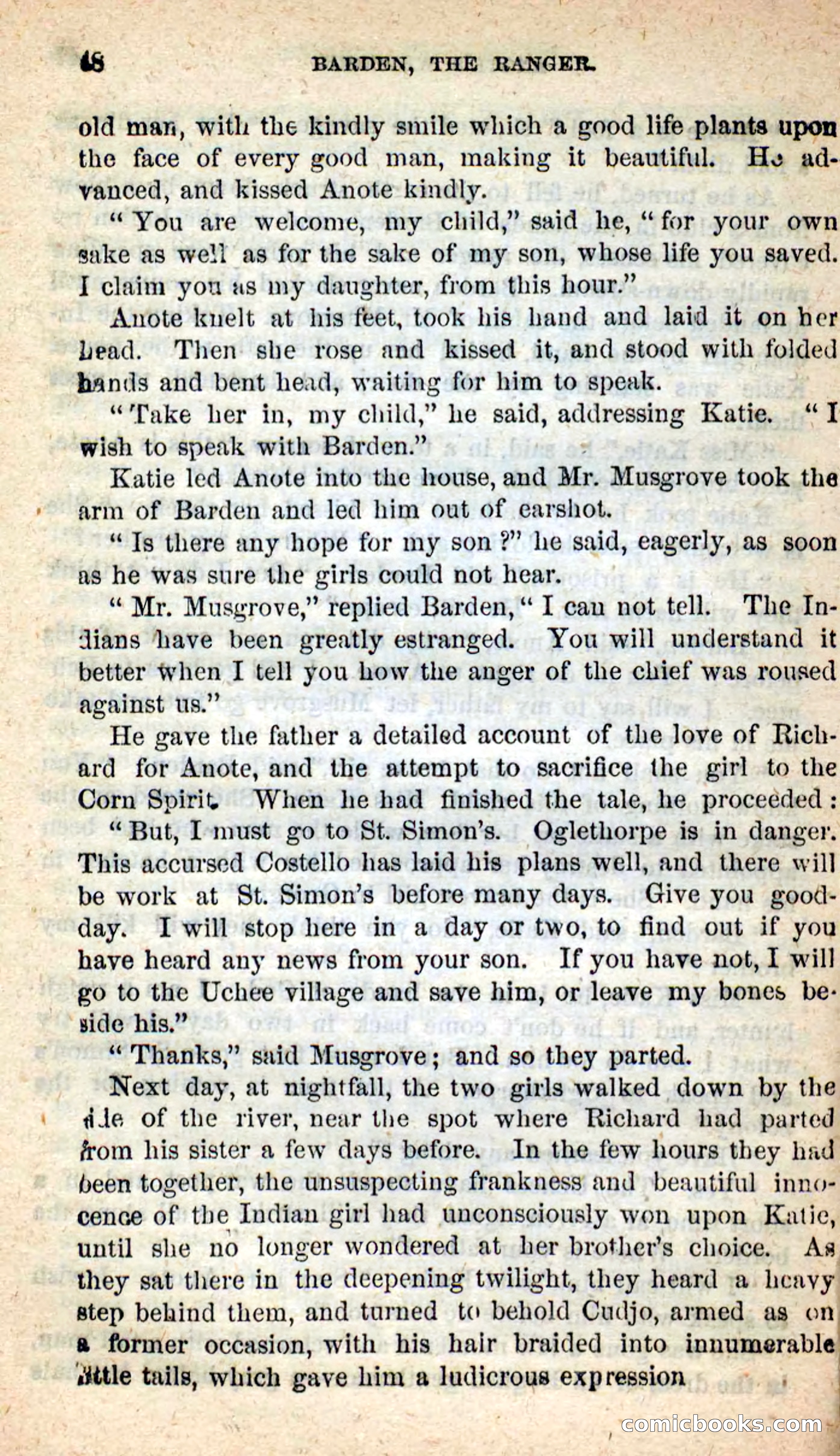 Beadle's New Dime Novels: Barden, the Ranger — page 40 of 92