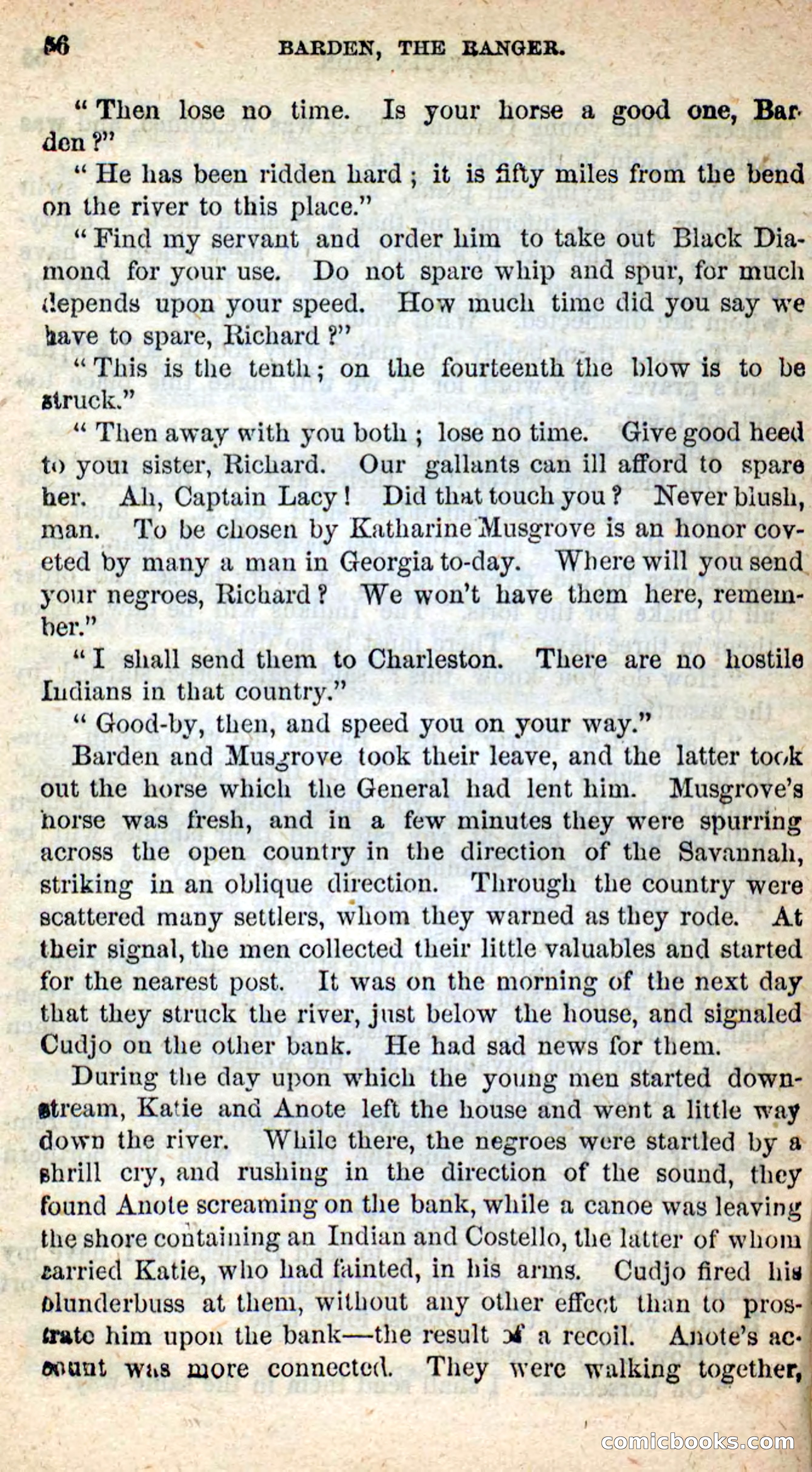 Beadle's New Dime Novels: Barden, the Ranger — page 48 of 92