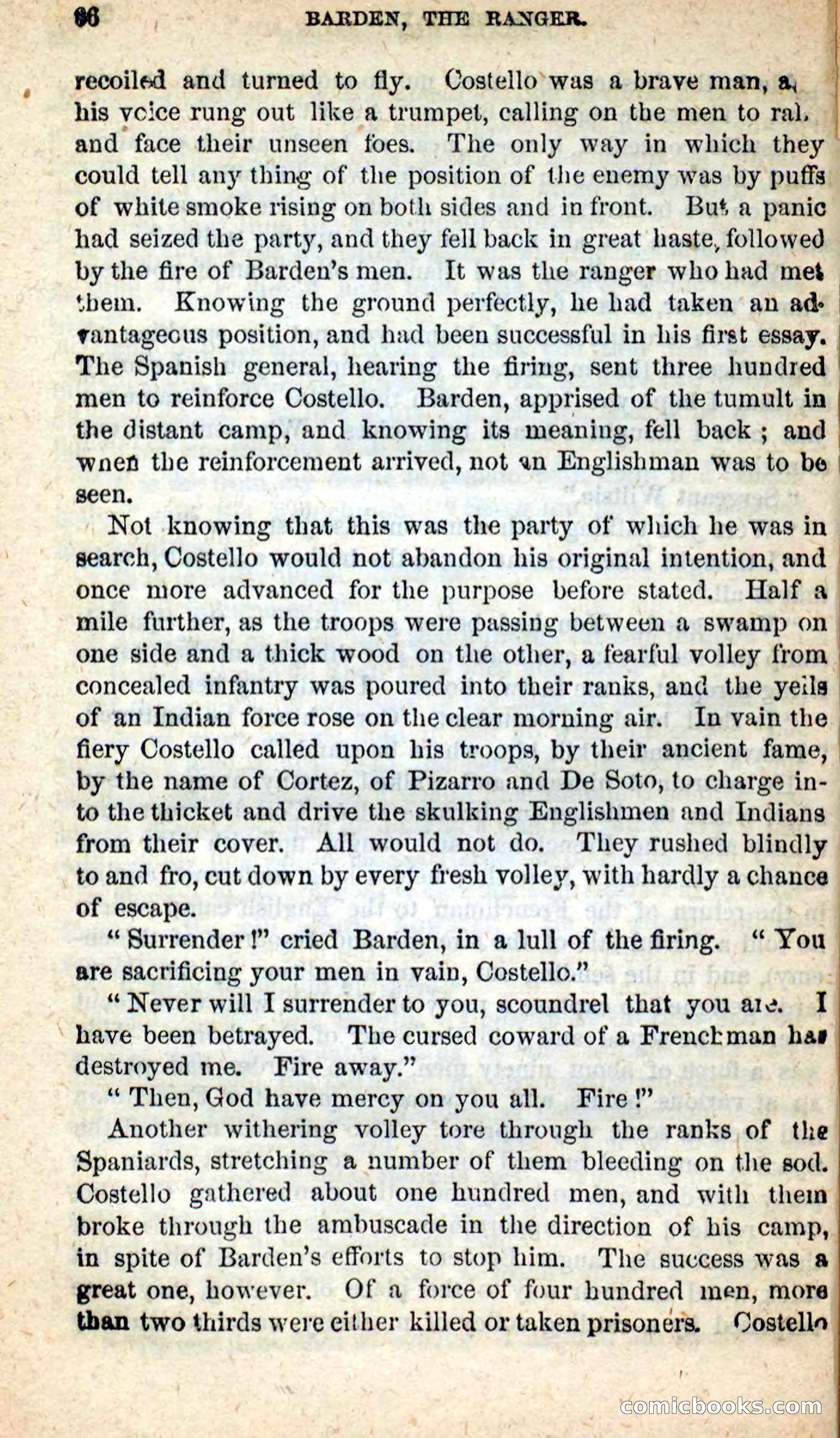 Beadle's New Dime Novels: Barden, the Ranger — page 58 of 92